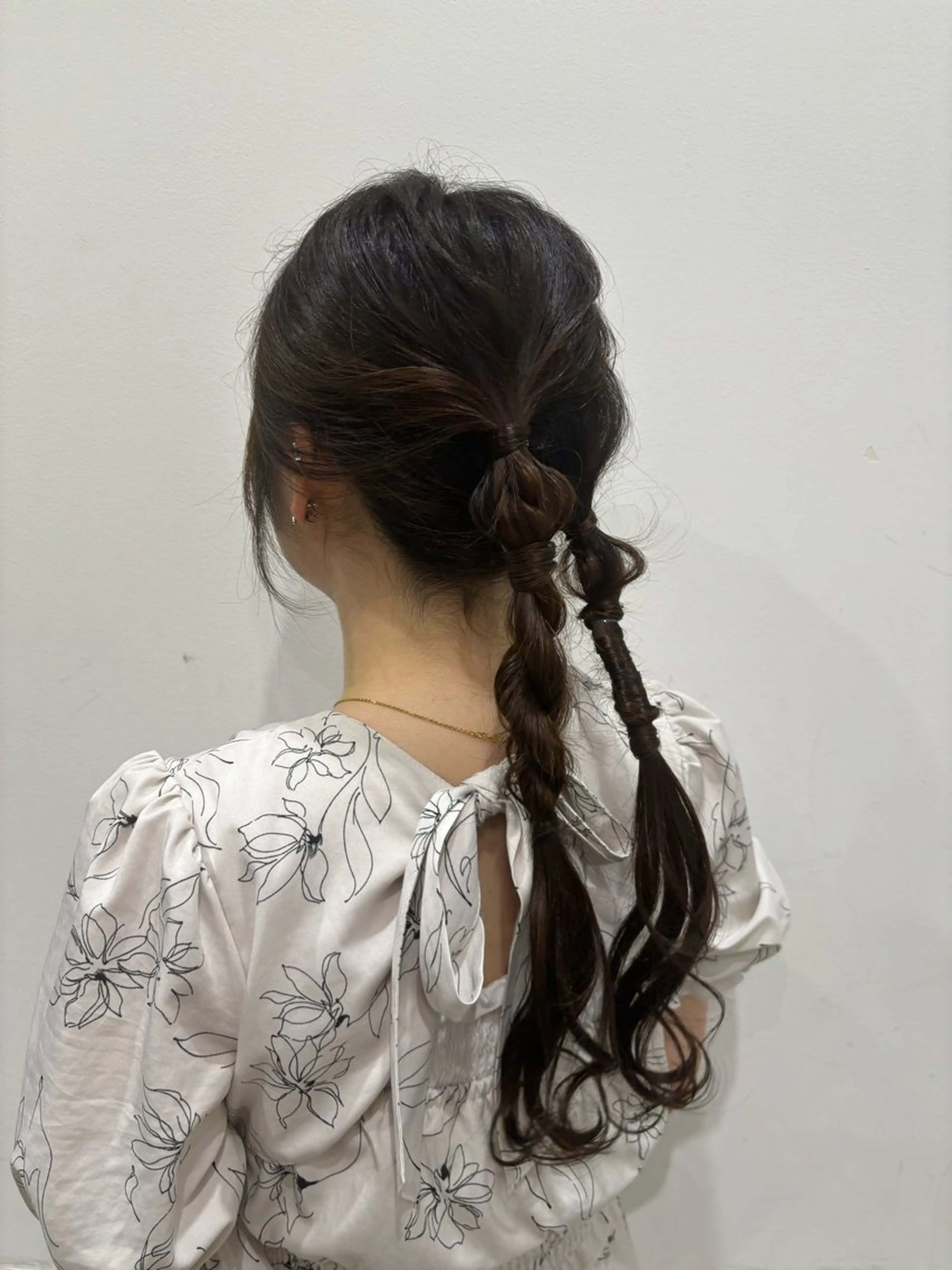 ロング ロング seri💜艶カラー 💖ヘアアレンジのヘアスタイル