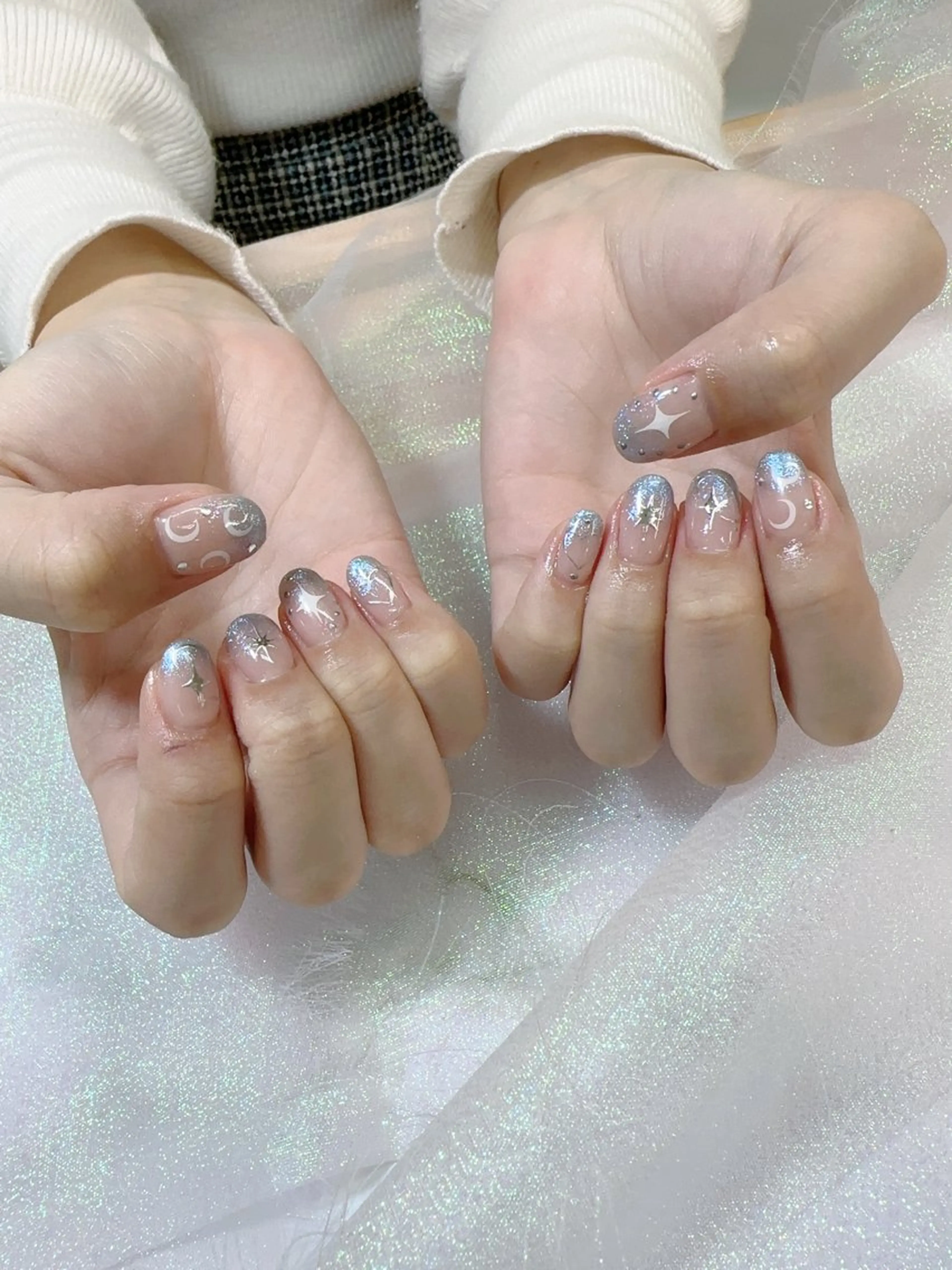 ネイル 持ち込み Hey🌈NAIL 長さ出し専門店のネイルデザイン