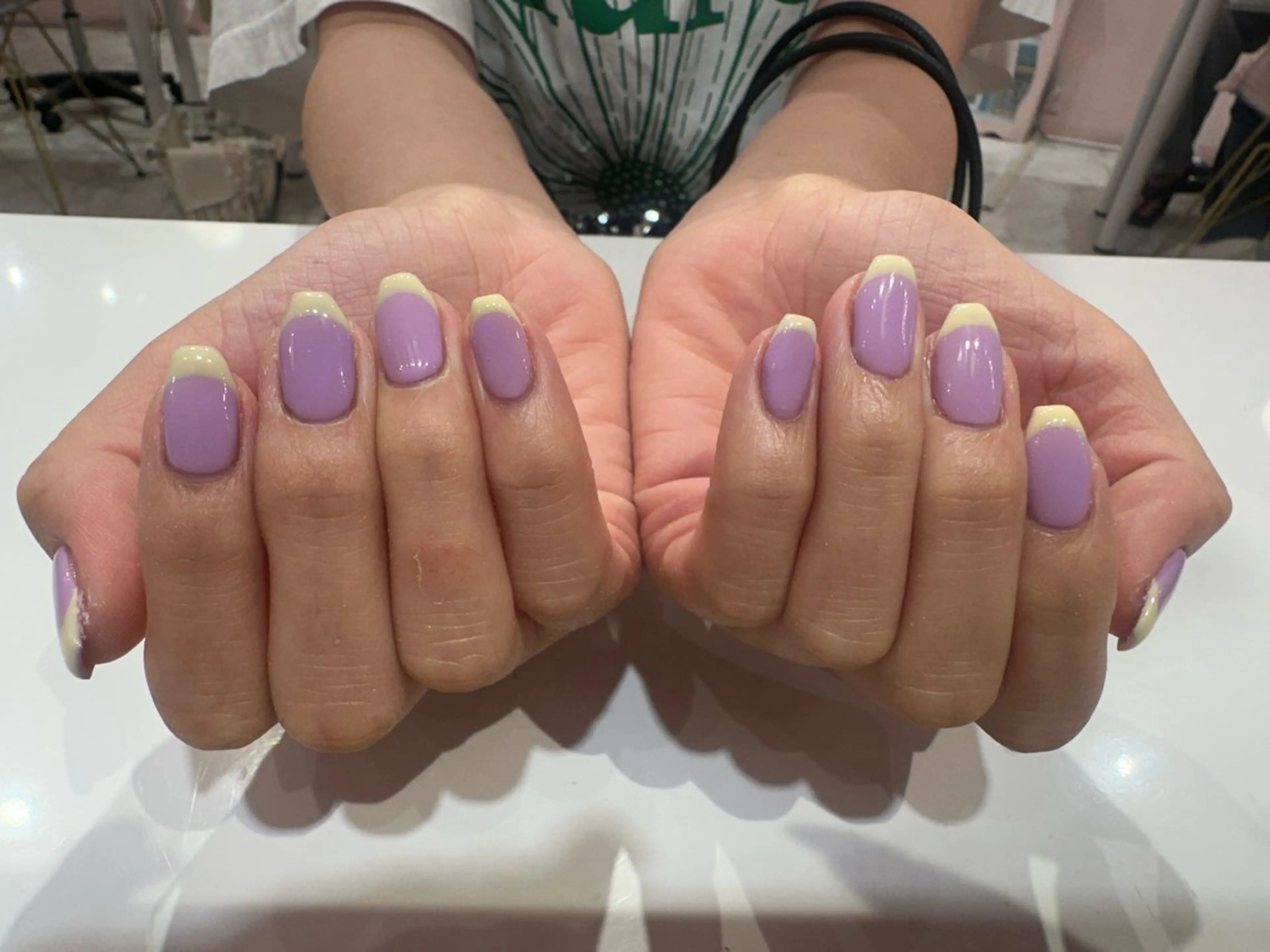 ネイル フレンチネイル SHELLNAIL 後藤のネイルデザイン