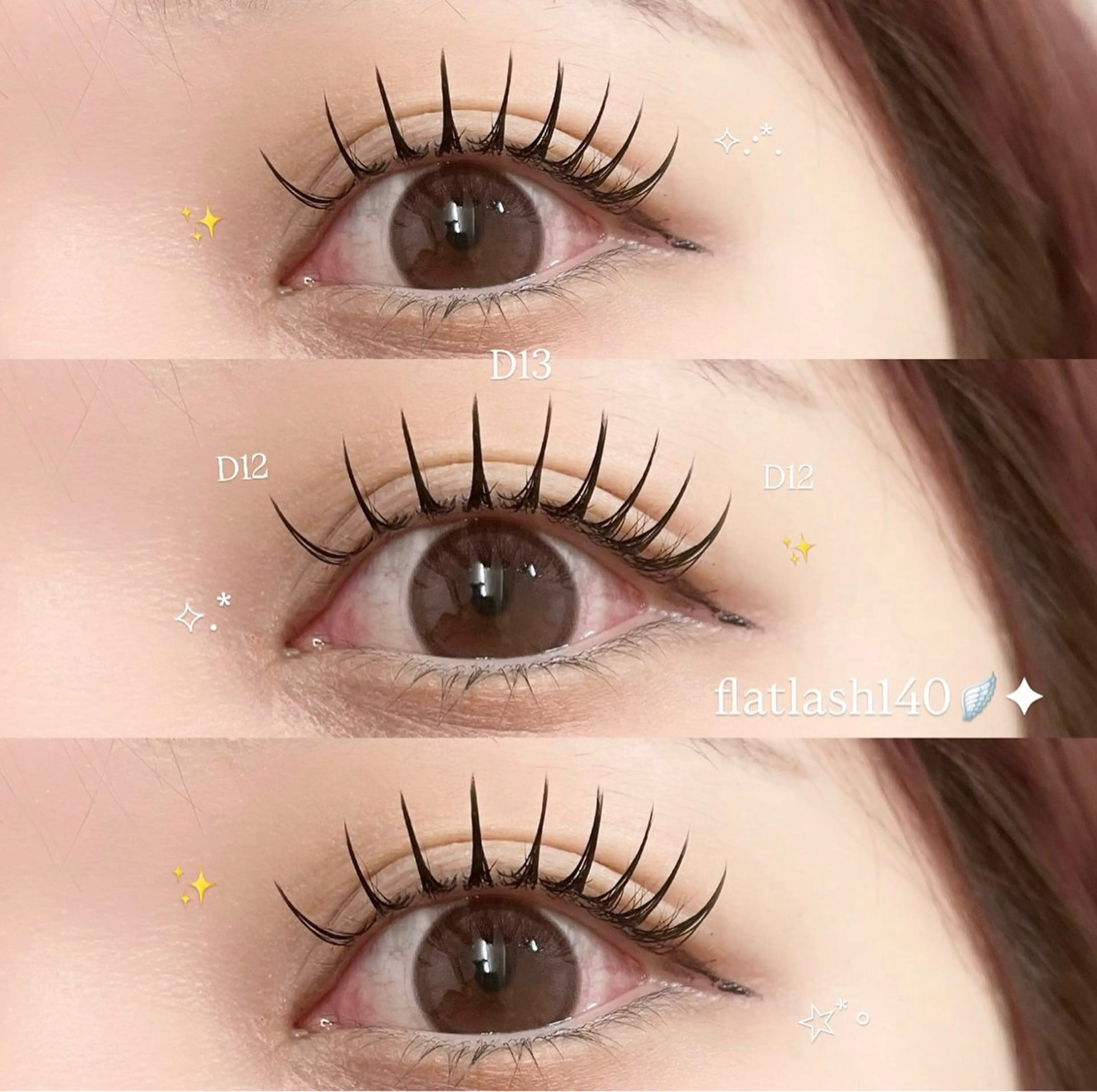 マツエク・マツパ Ren♡梅田┋束感 マツエク┋パリエクのマツエク・マツパデザイン