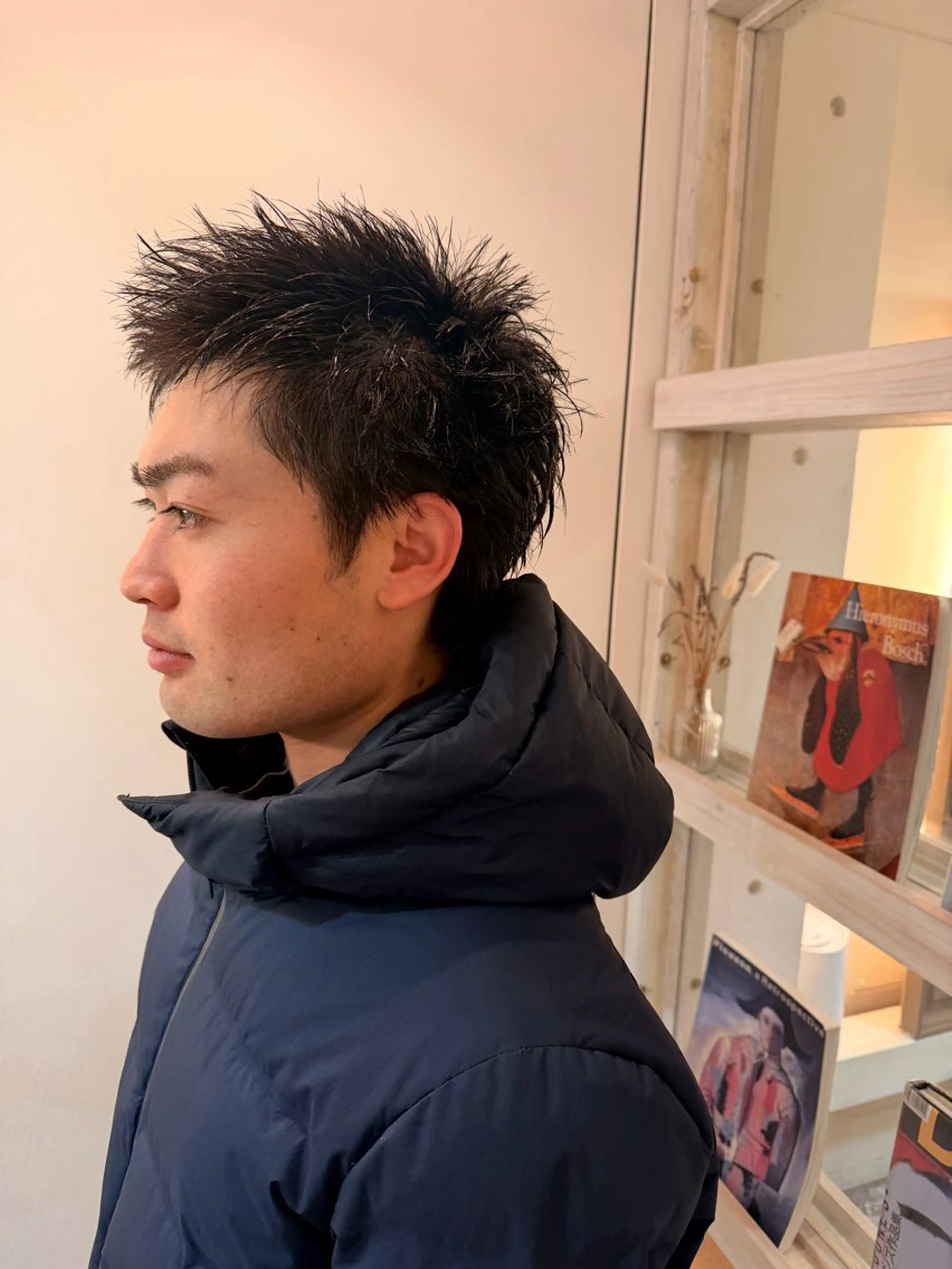 メンズ カット パーマ トリートメント タツキ/レイヤー/ パーマ/艶カラーのヘアスタイル