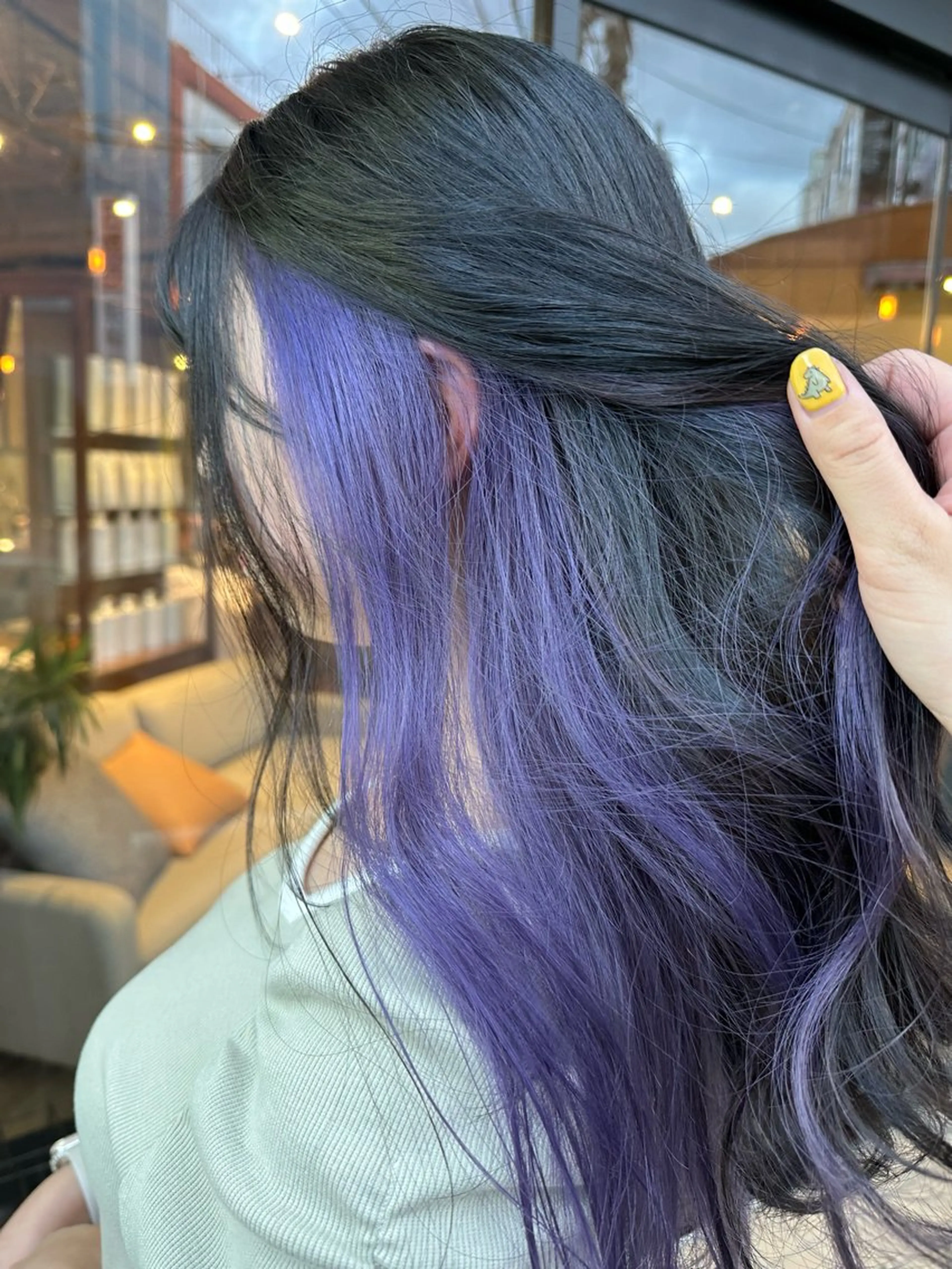 ロング カラー ヘアカラー いまじゅく あおいのヘアスタイル