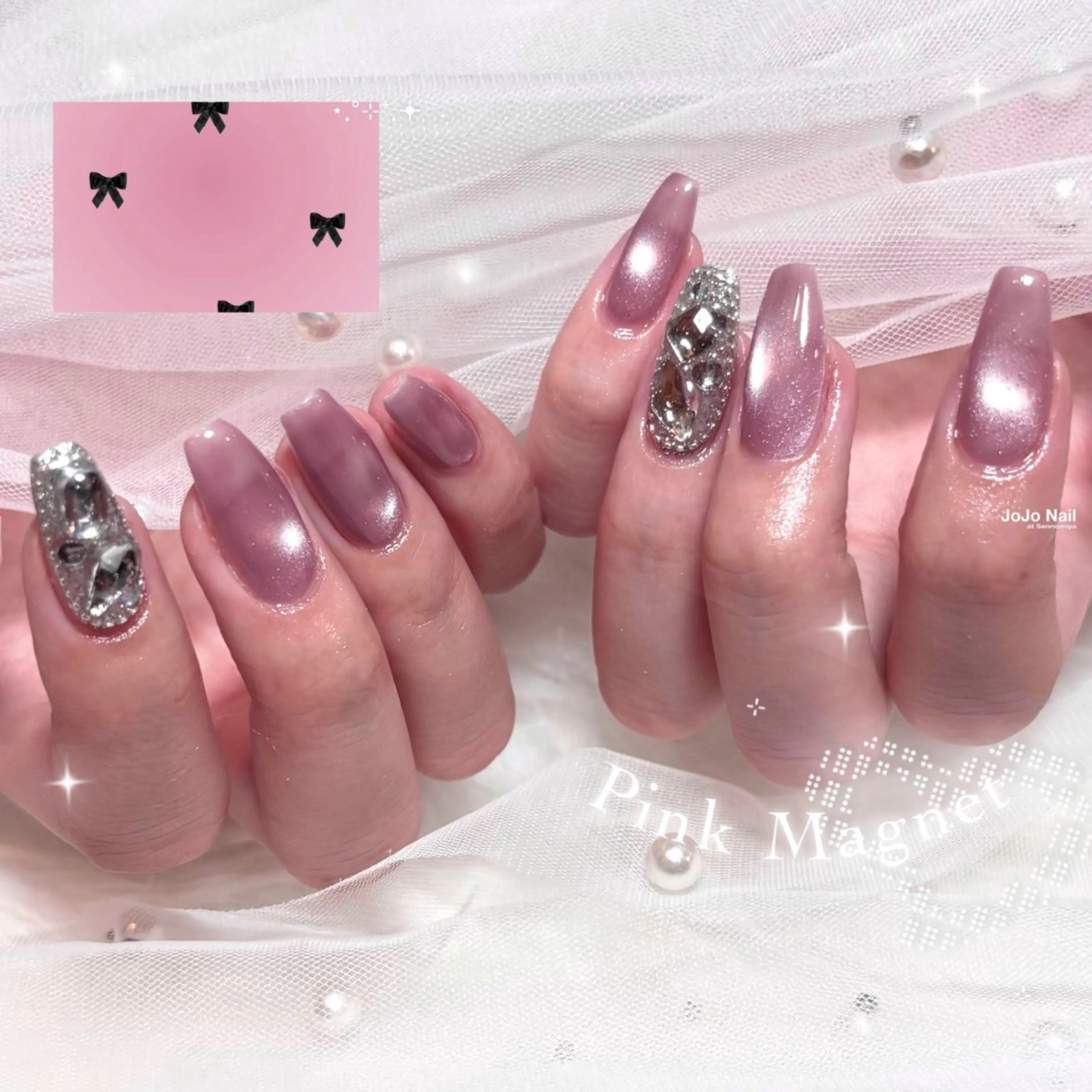 ネイル キラキラネイル SERINA.K /JOJO@三宮のネイルデザイン