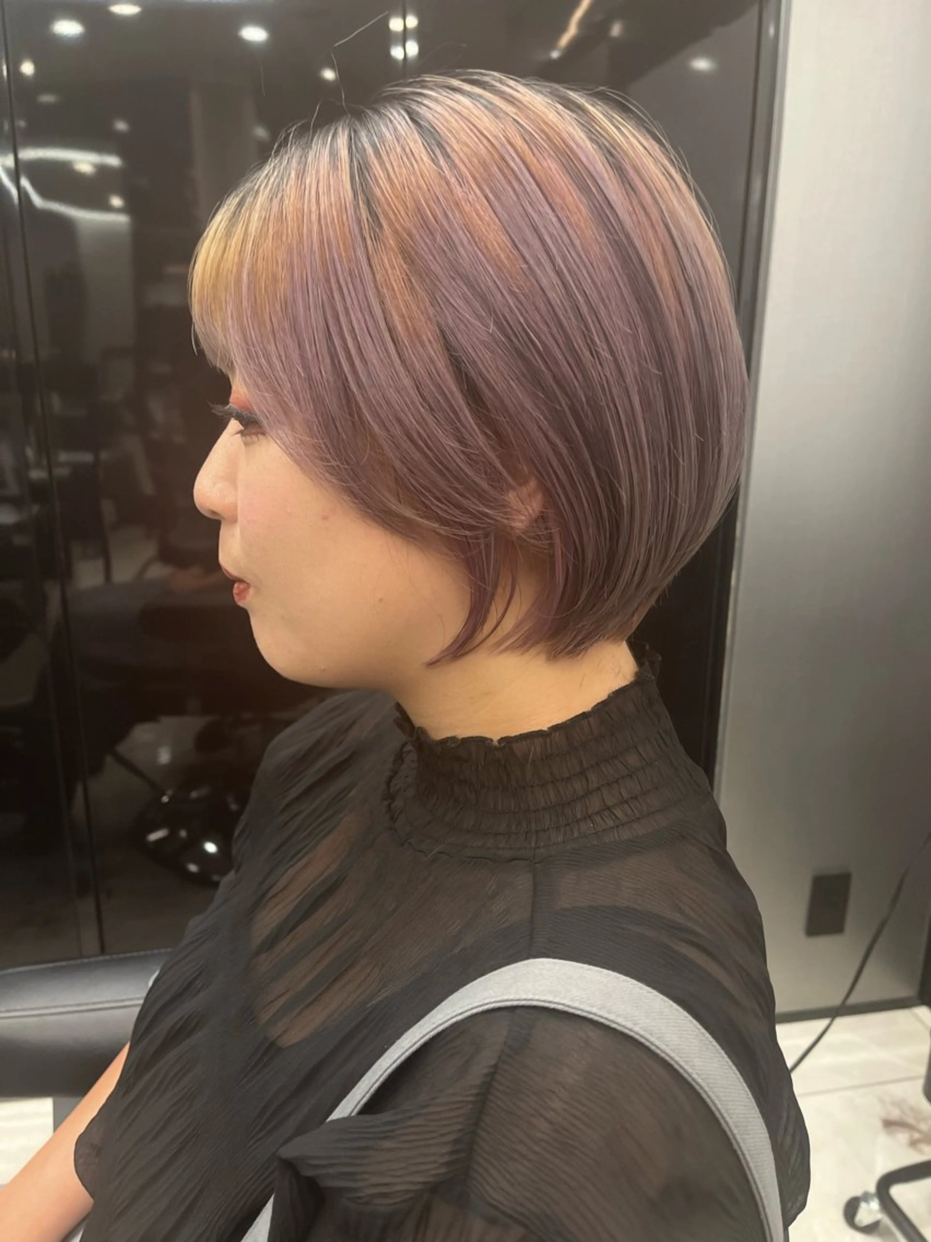 ショート ショートヘア ioeわかめようじ/ 縮毛矯正/髪質改善のヘアスタイル