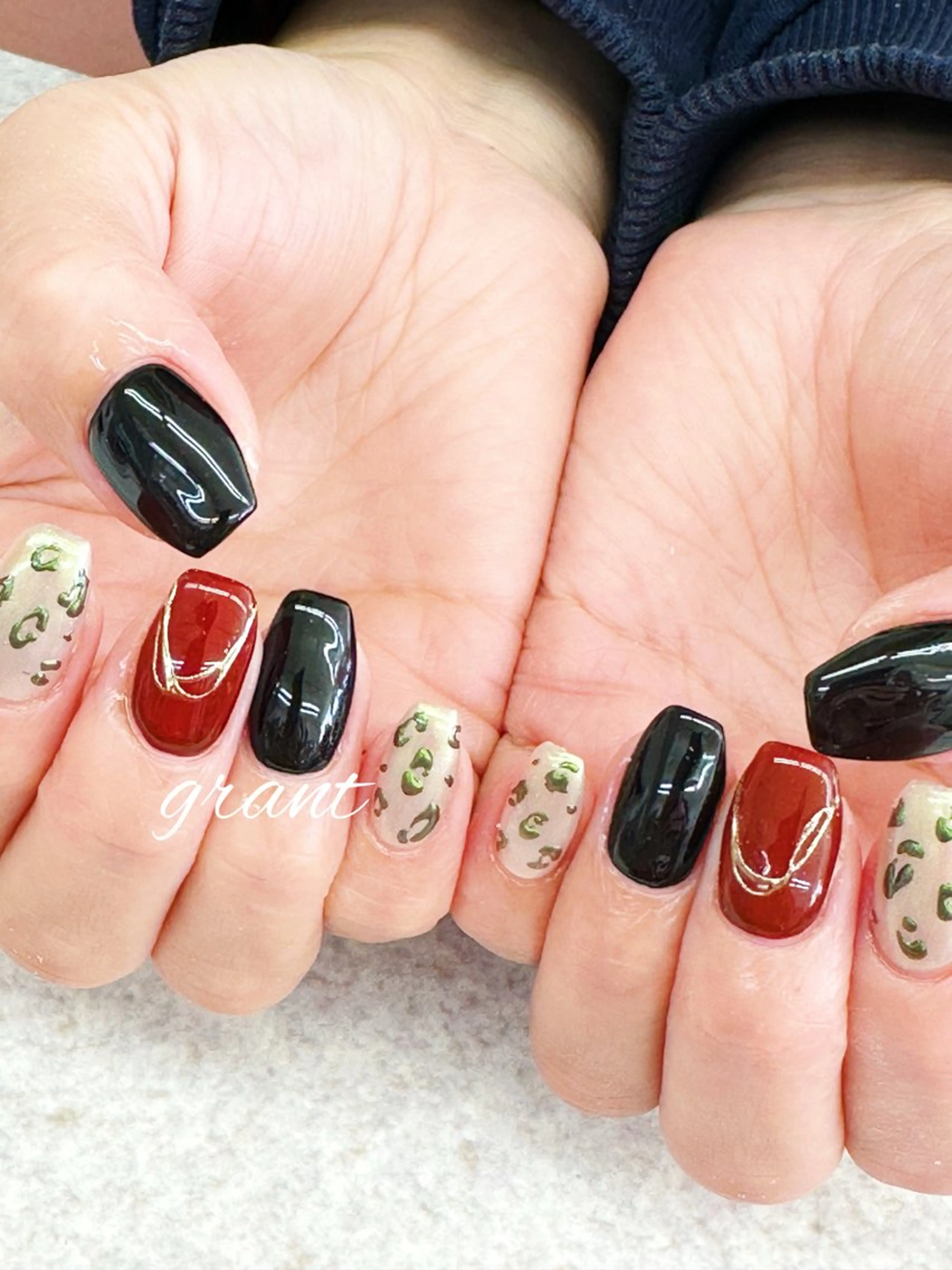 ネイル ミラーネイル 冬ネイル ハンドネイル nail salon grant所属・nailsalon grantのネイルデザイン