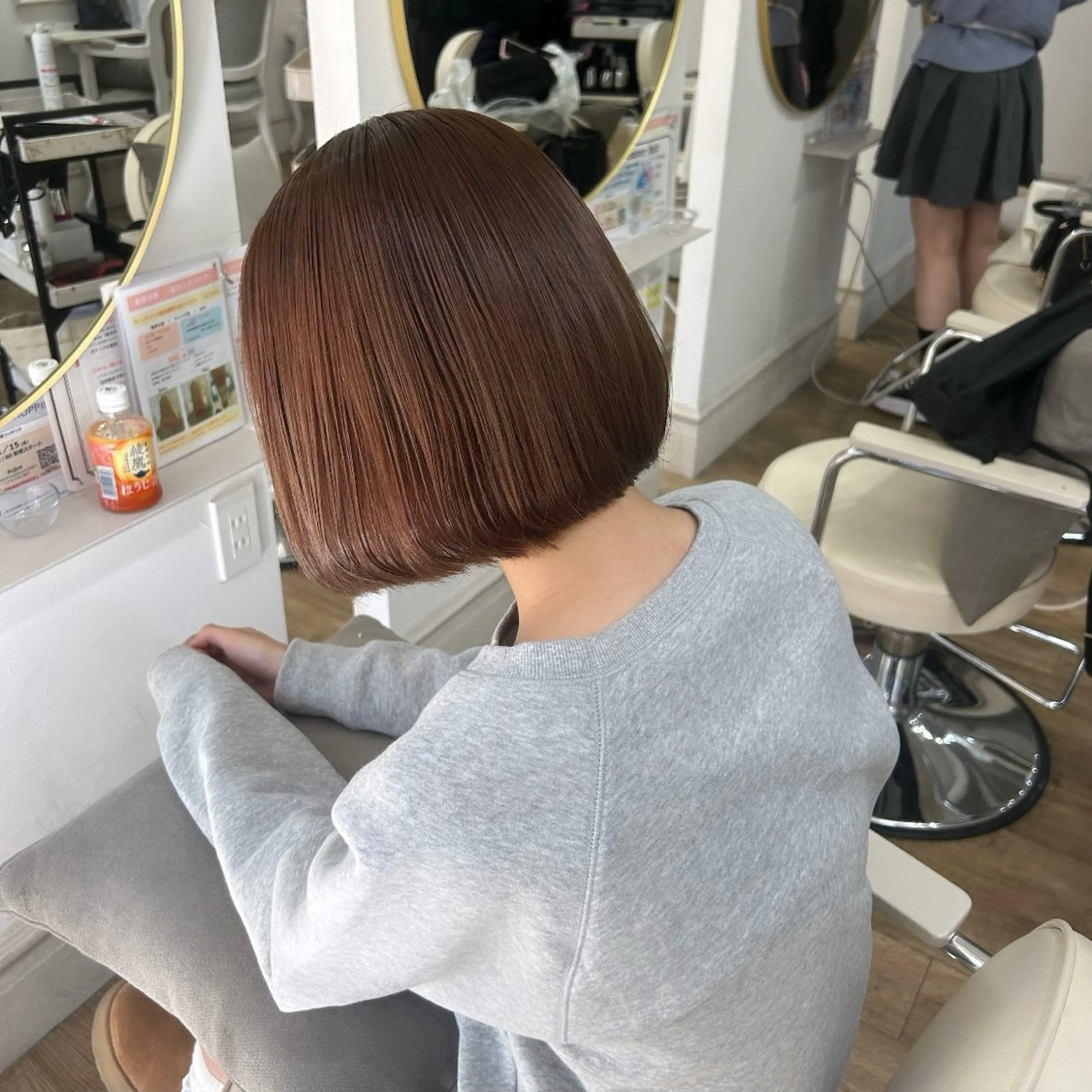 ショート スズナ♡ 透明感カラー🩰🎀のヘアスタイル