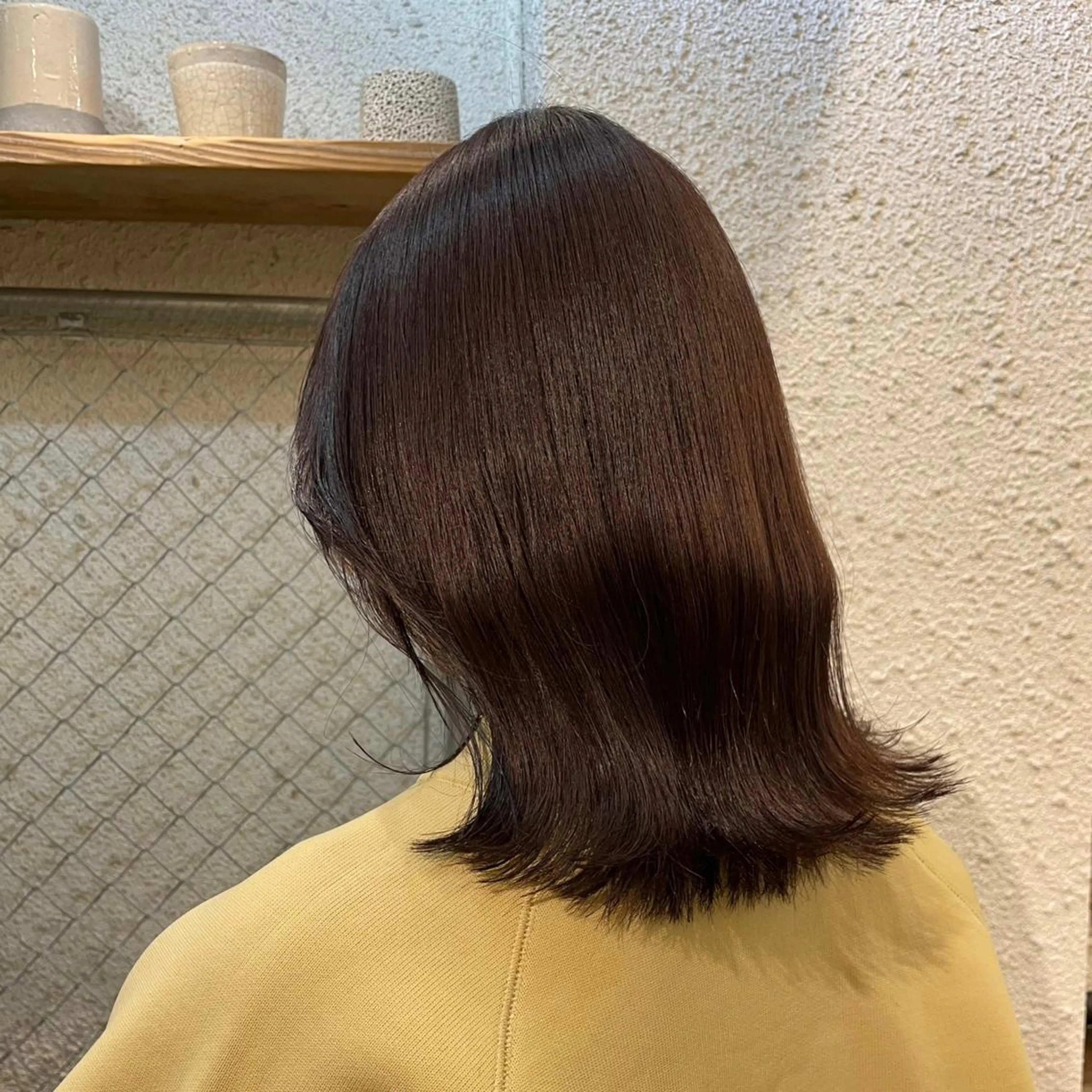 ミディアム カラー ヘアアレンジ 髪質改善 トリートメント カット ヘアカラー トリートメント ヘッドスパ ヘアセット 押切 響　のヘアスタイル