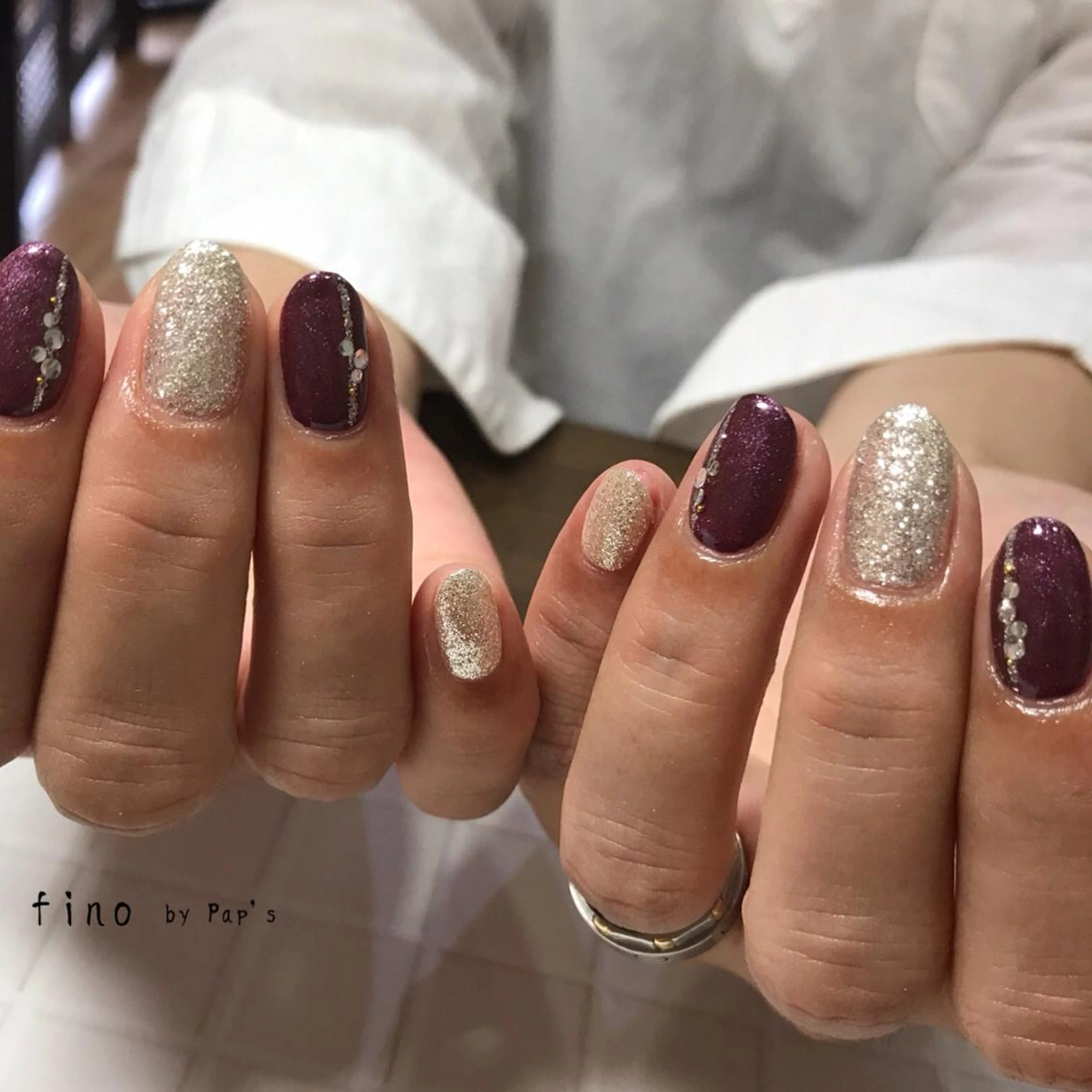 ネイル fino by Pap's所属・西畠 真由美のネイルデザイン