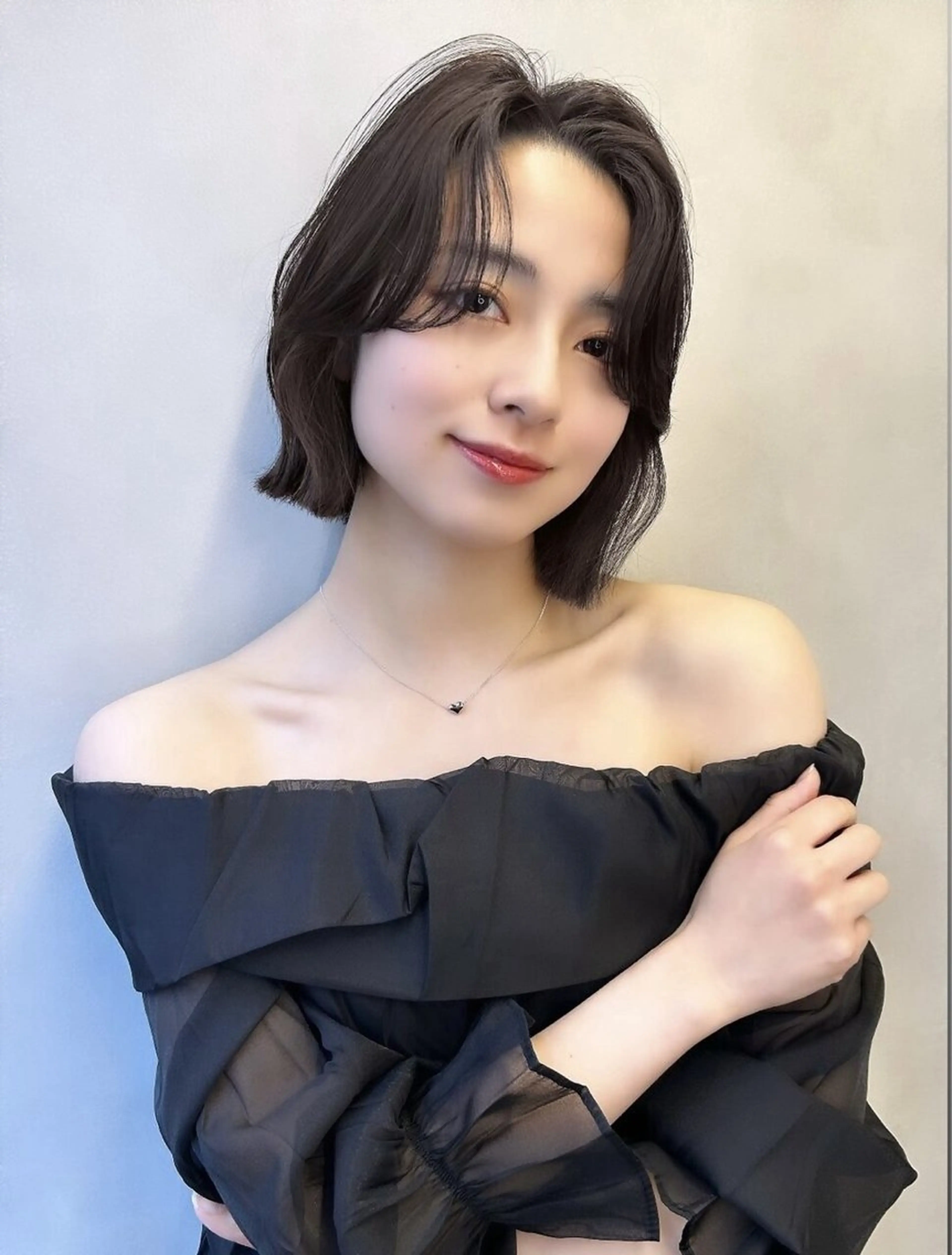 ミディアム カラー カット ヘアカラー 縮毛矯正 美髪矯正🫧/ 吉田こうすけのヘアスタイル