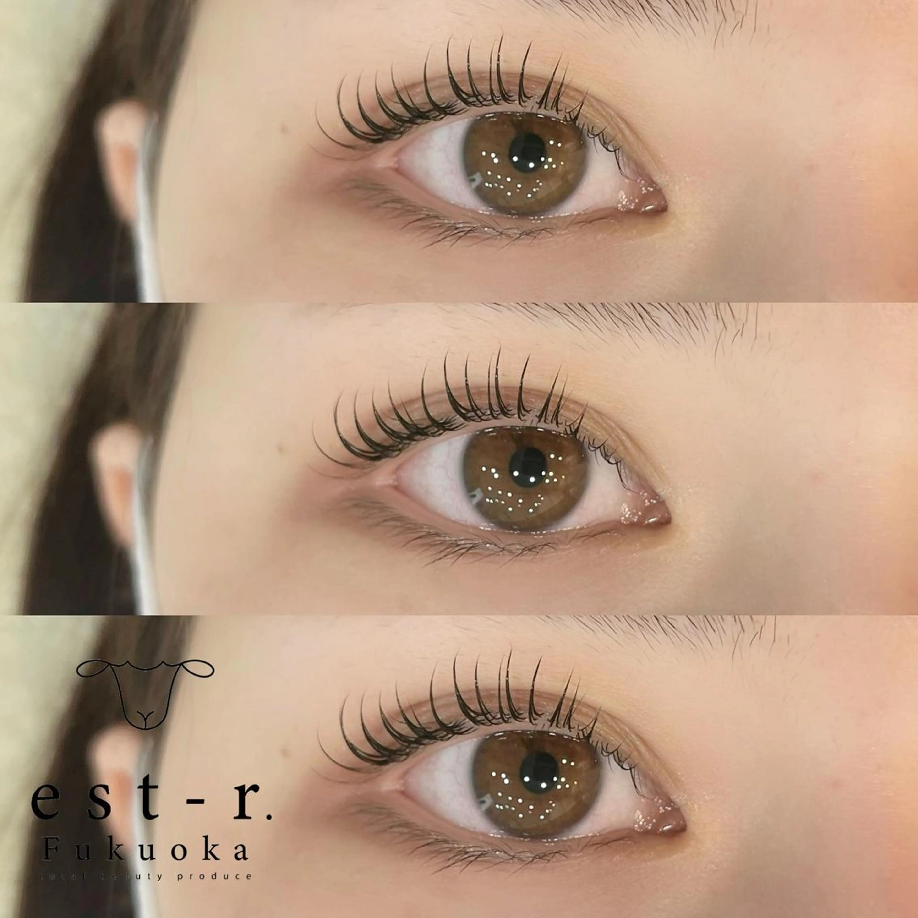 マツエク・マツパ フラットラッシュ パリジェンヌラッシュリフト まつげパーマ 下まつげエクステ 一重×まつ毛パーマ マツパ Riho/博多/ まつげパーマ/LEDのマツエク・マツパデザイン