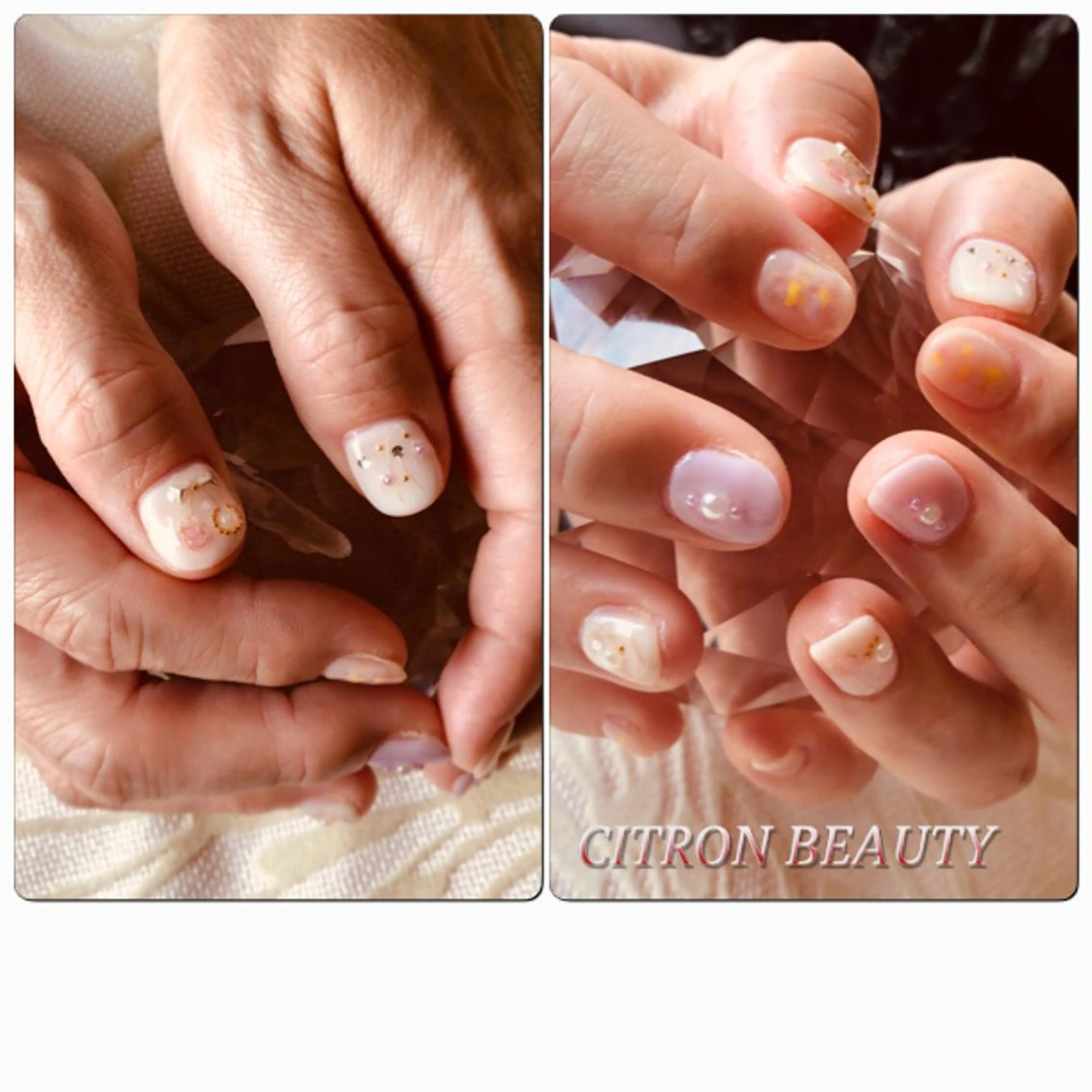 ネイル パステルネイル 春ネイル CITRON NAIL💅練習生のネイルデザイン
