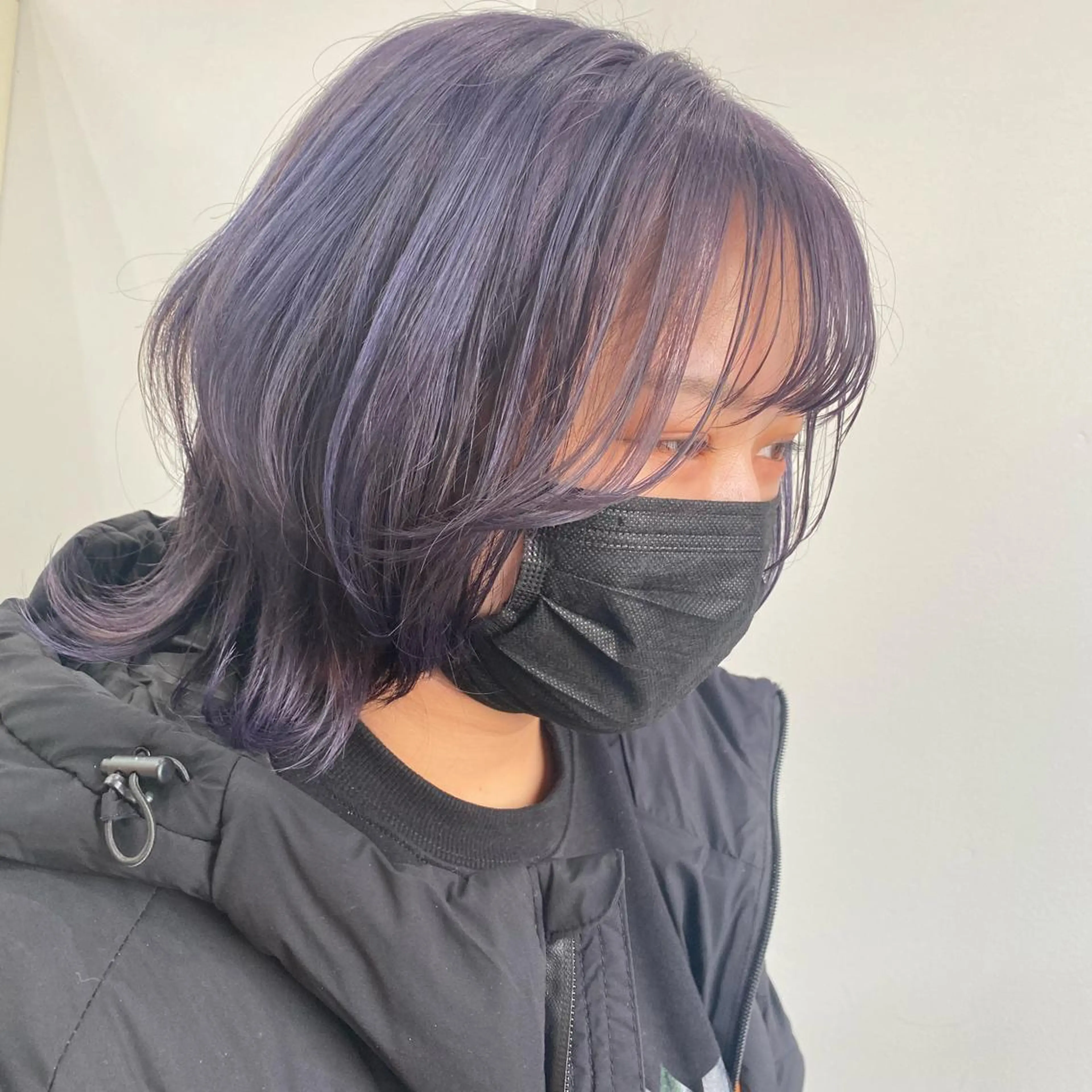 カラー ヘアカラー 韓国風レイヤーカット 🍒サンジキ アカリのヘアスタイル