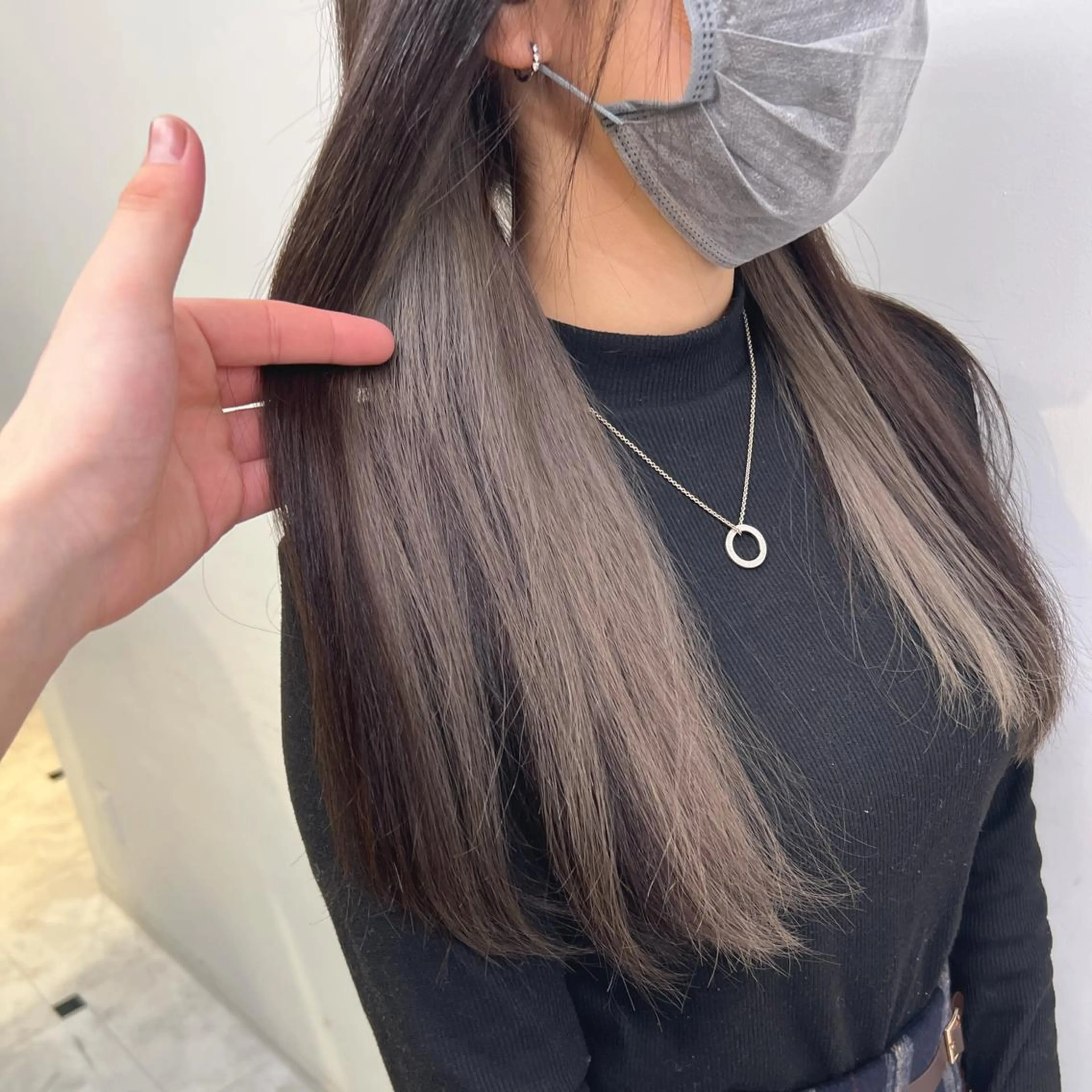 セミロング カラー ヘアカラー 🎨透明感モテカラー DAIKI🎨のヘアスタイル