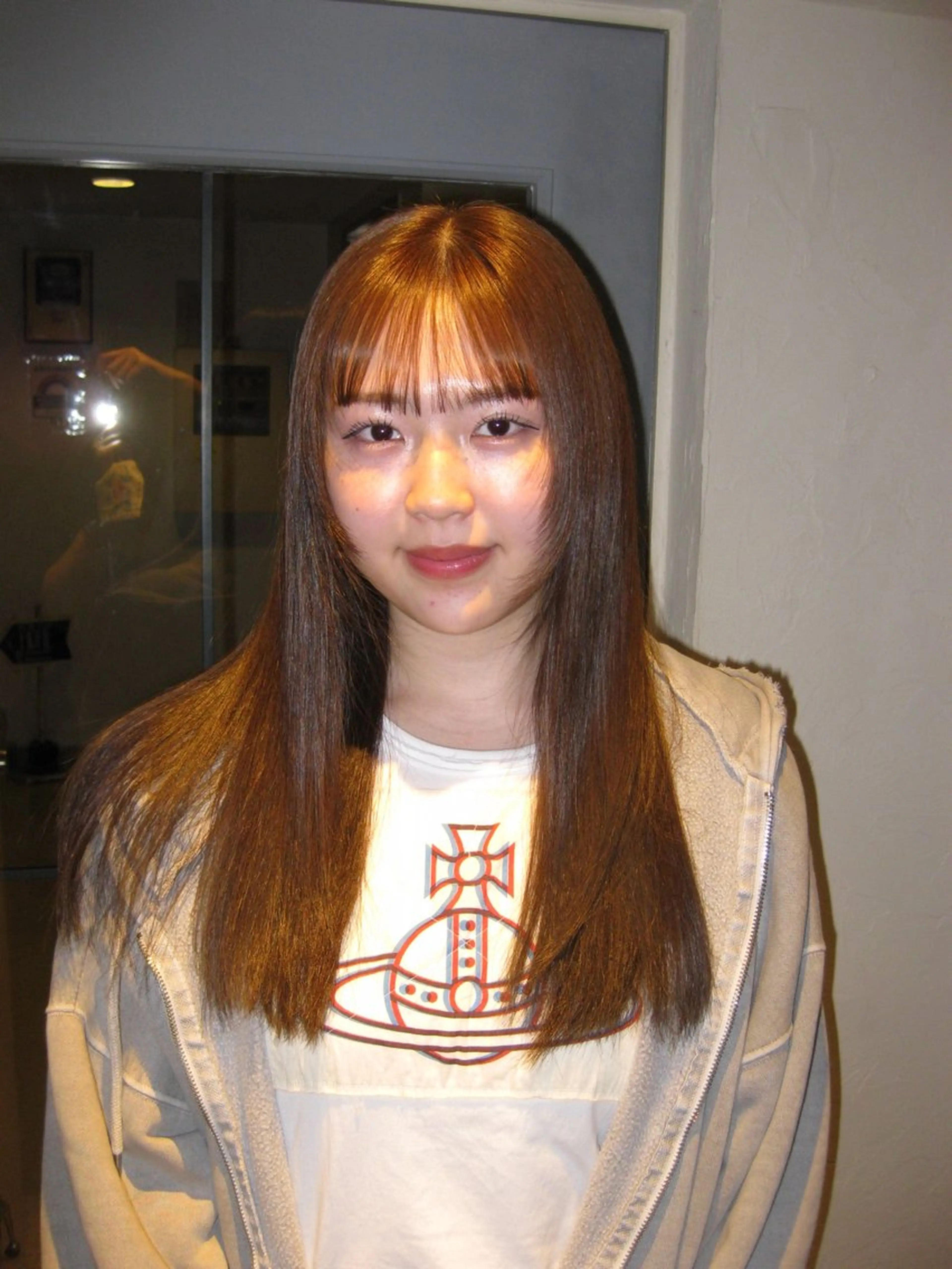 セミロング 今井 香奈恵のヘアスタイル