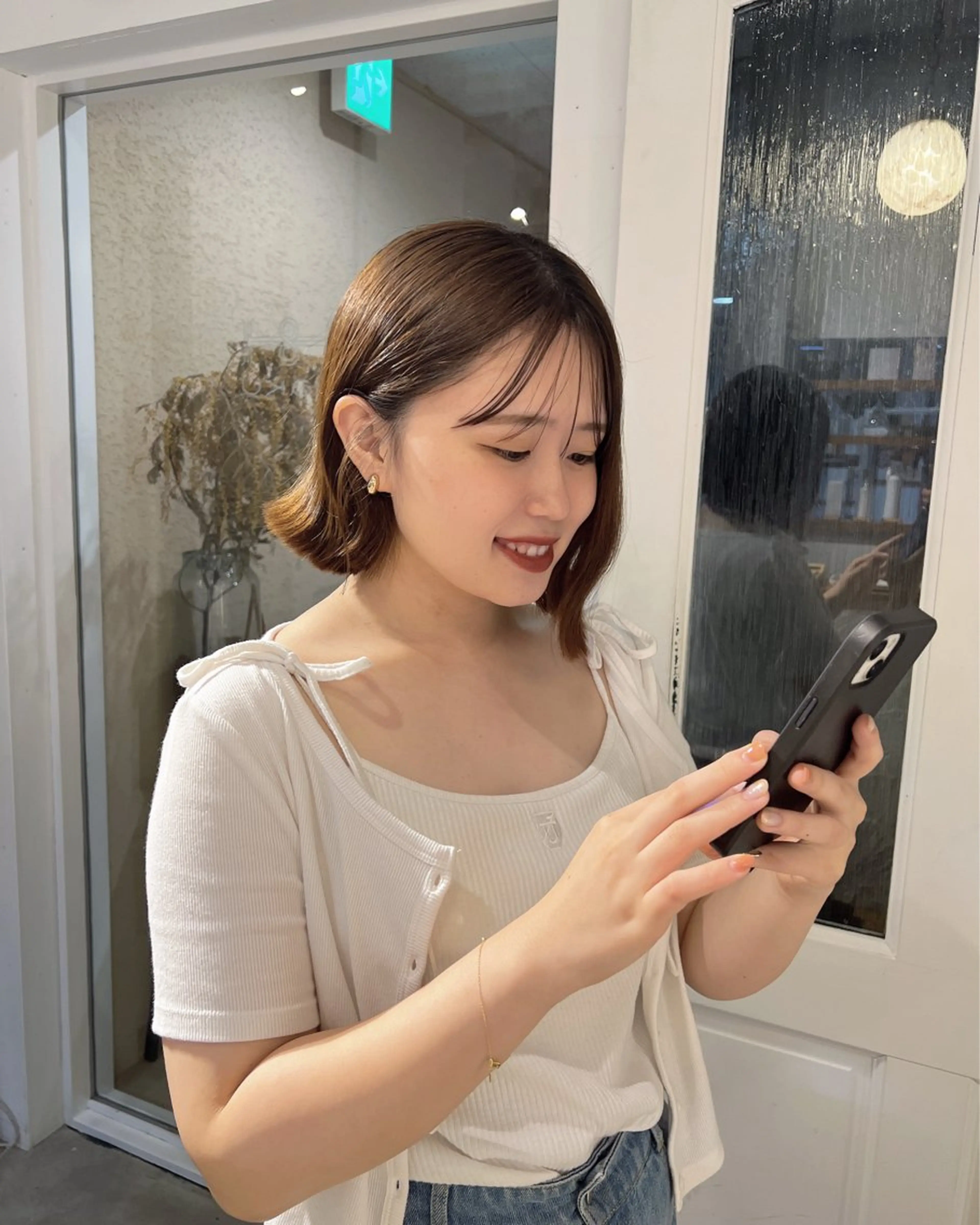 ショート カラー ブラウンカラー 透明感カラー ヘアカラー rina/似合わせ/ 艶髪カラー/髪質改善のヘアスタイル