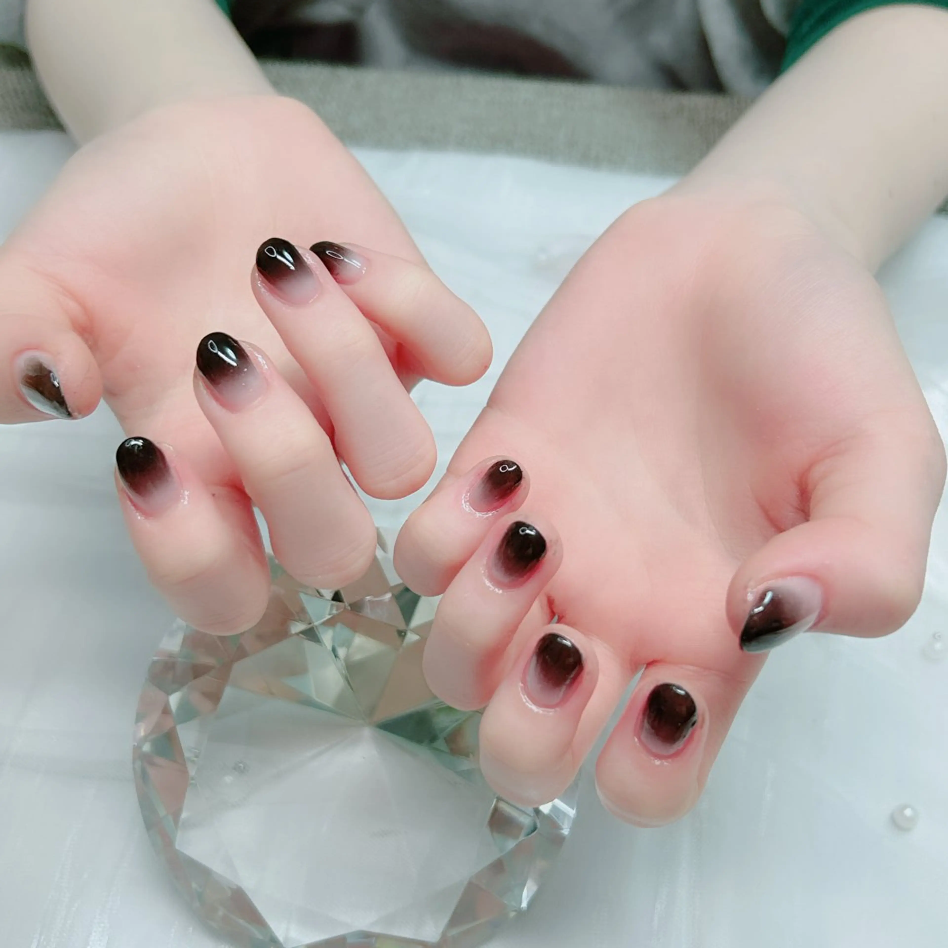 ネイル アニマル柄 アートネイル フレンチネイル ジェルネイル ガーリー ハンドネイル Cute Tips nailのネイルデザイン