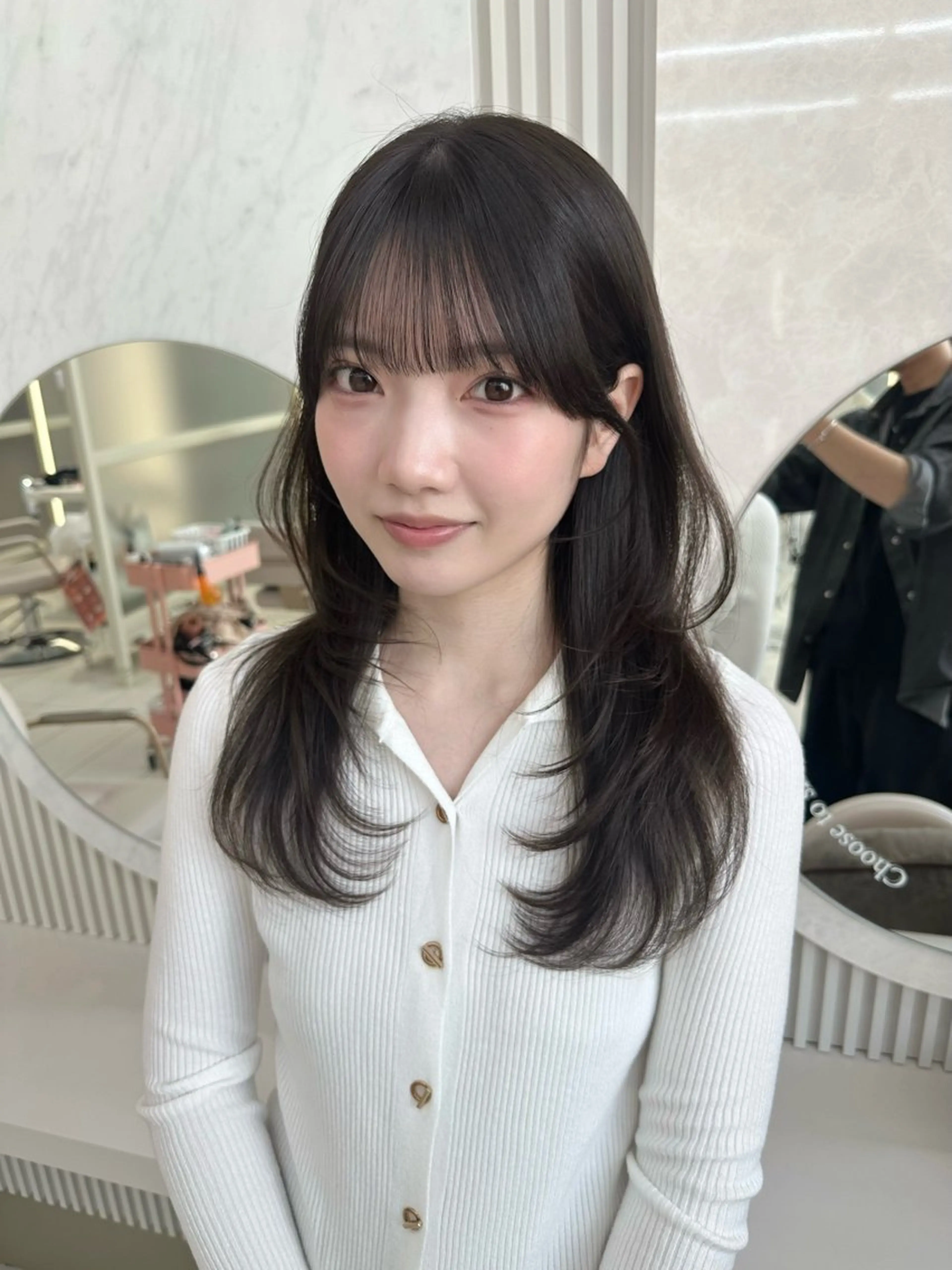 カラー グレージュ yuki/表参道 ／オリーブカラー🍈のヘアスタイル