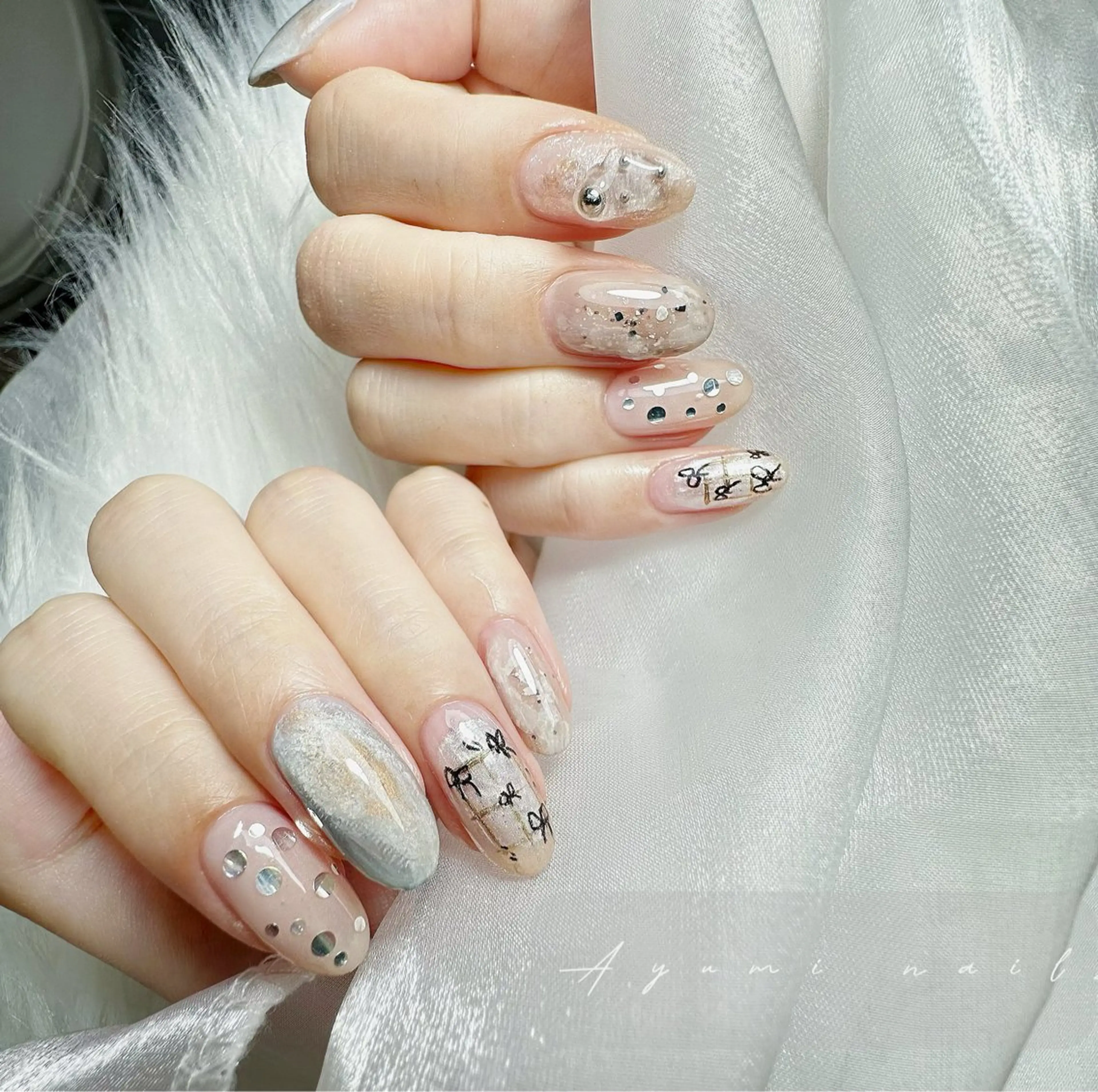 ネイル YUMI ニュアンスnailsのネイルデザイン