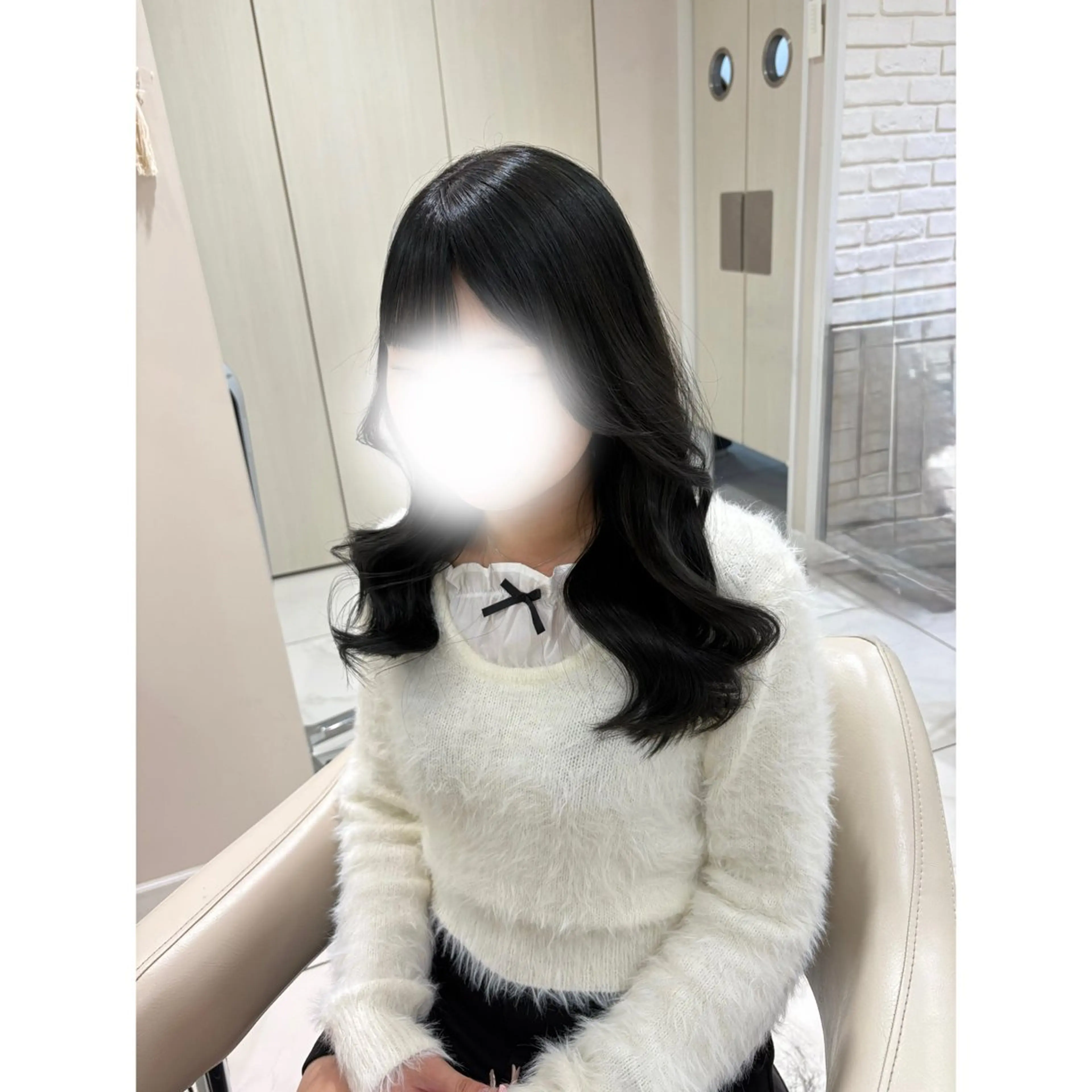 ロング カラー カット ヘアカラー 韓国ヘア 🎀中川綾乃🎀のヘアスタイル