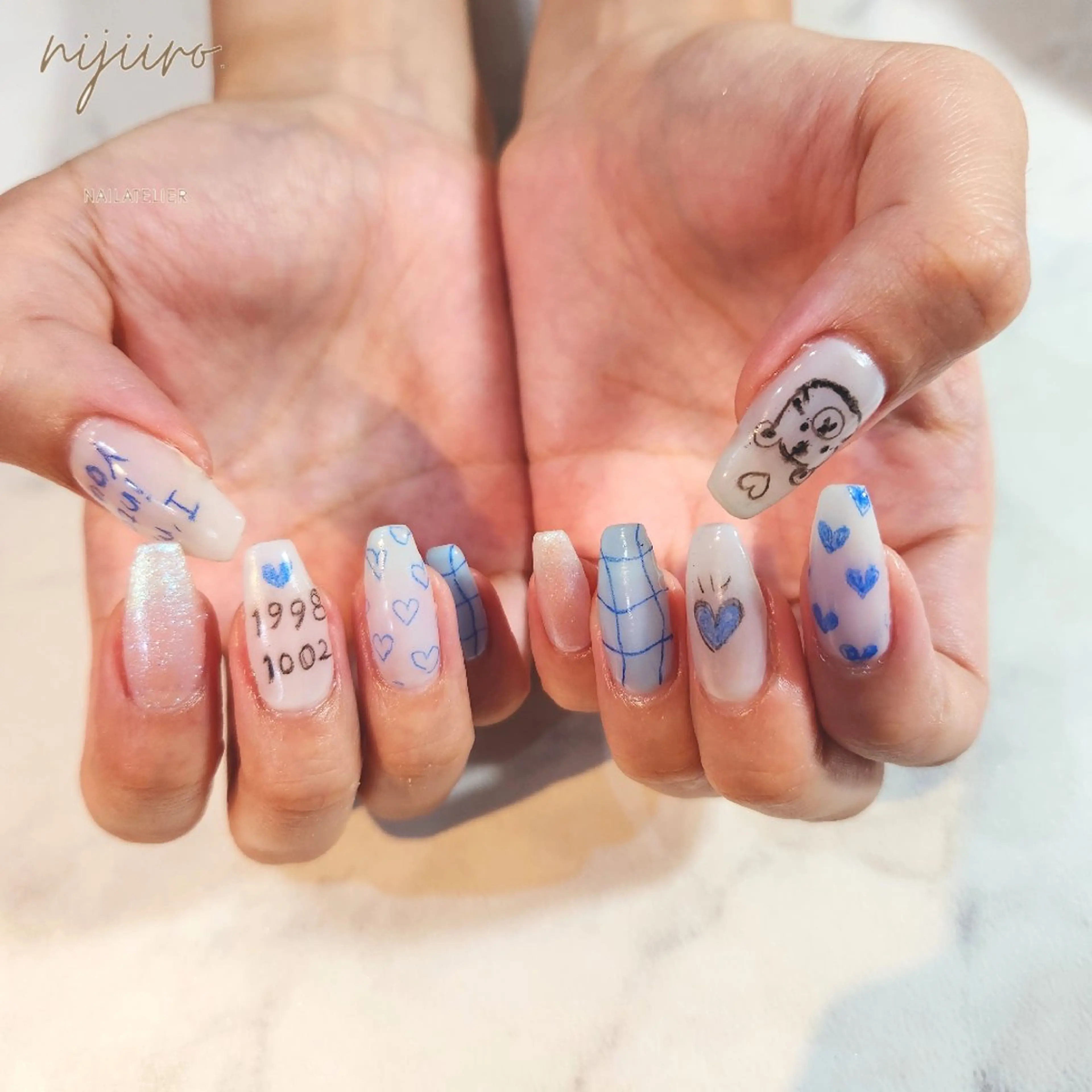ネイル ハンドネイル nailatelier nijiiro.所属・nijiiro🌈 サトウのネイルデザイン