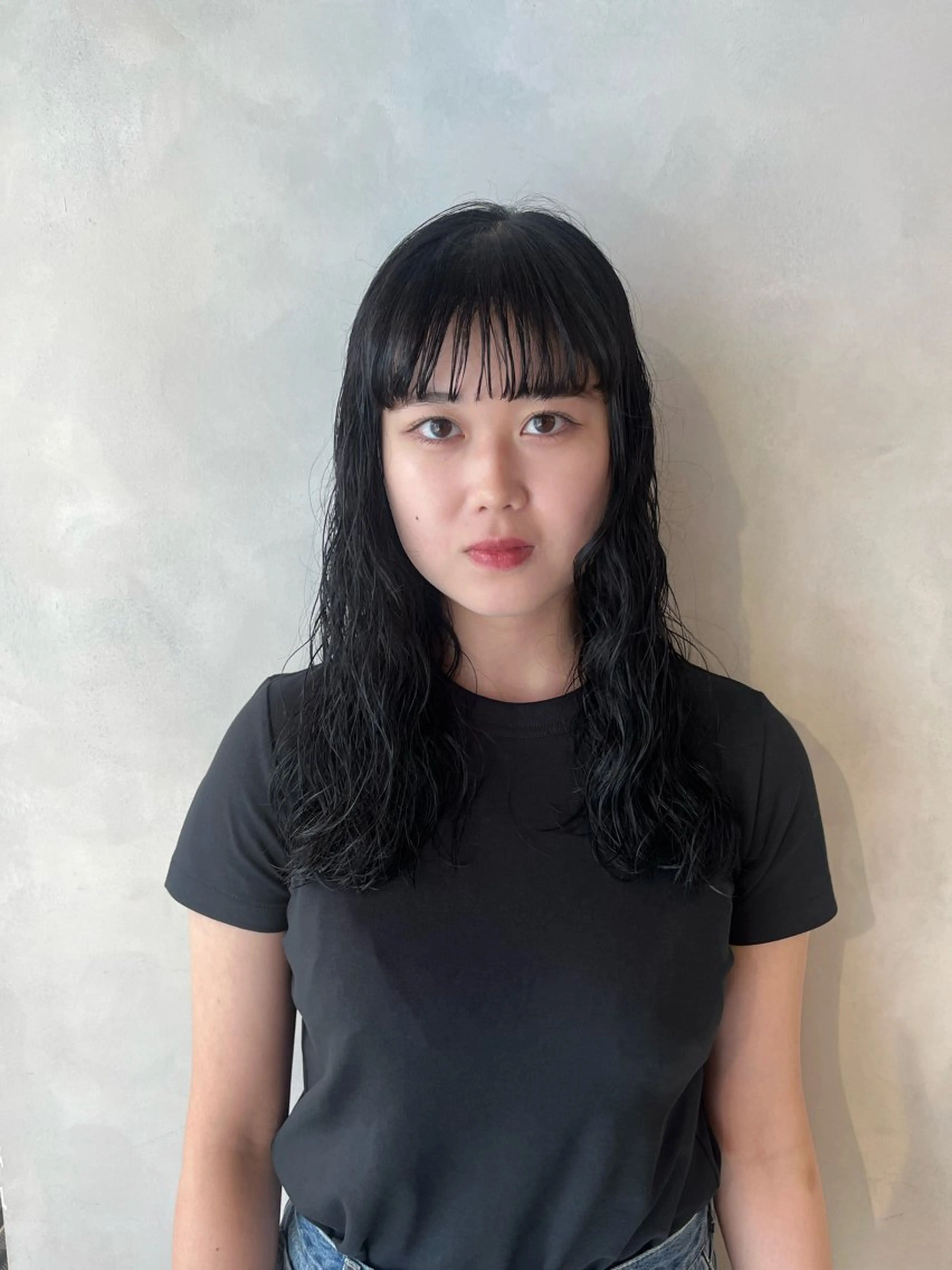 セミロング パーマ カット パーマ トリートメント ボブ/ベージュ/ パーマ🪿近森ゆいのヘアスタイル