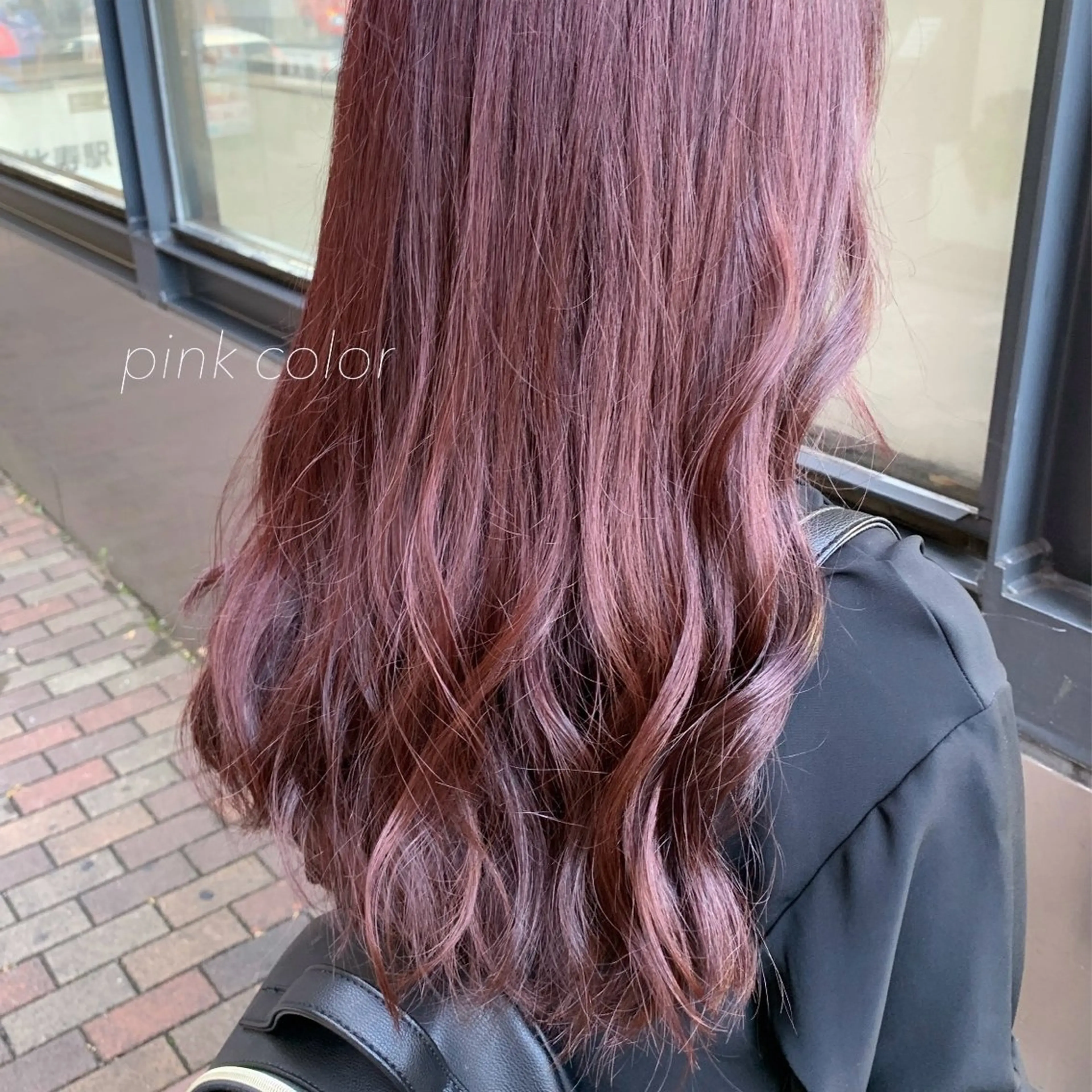 ロング カラー ボルドーカラー ピンクカラー レッドカラー GO TODAY 原宿本店所属・似合わせカット得意 💛RENA💛のヘアスタイル