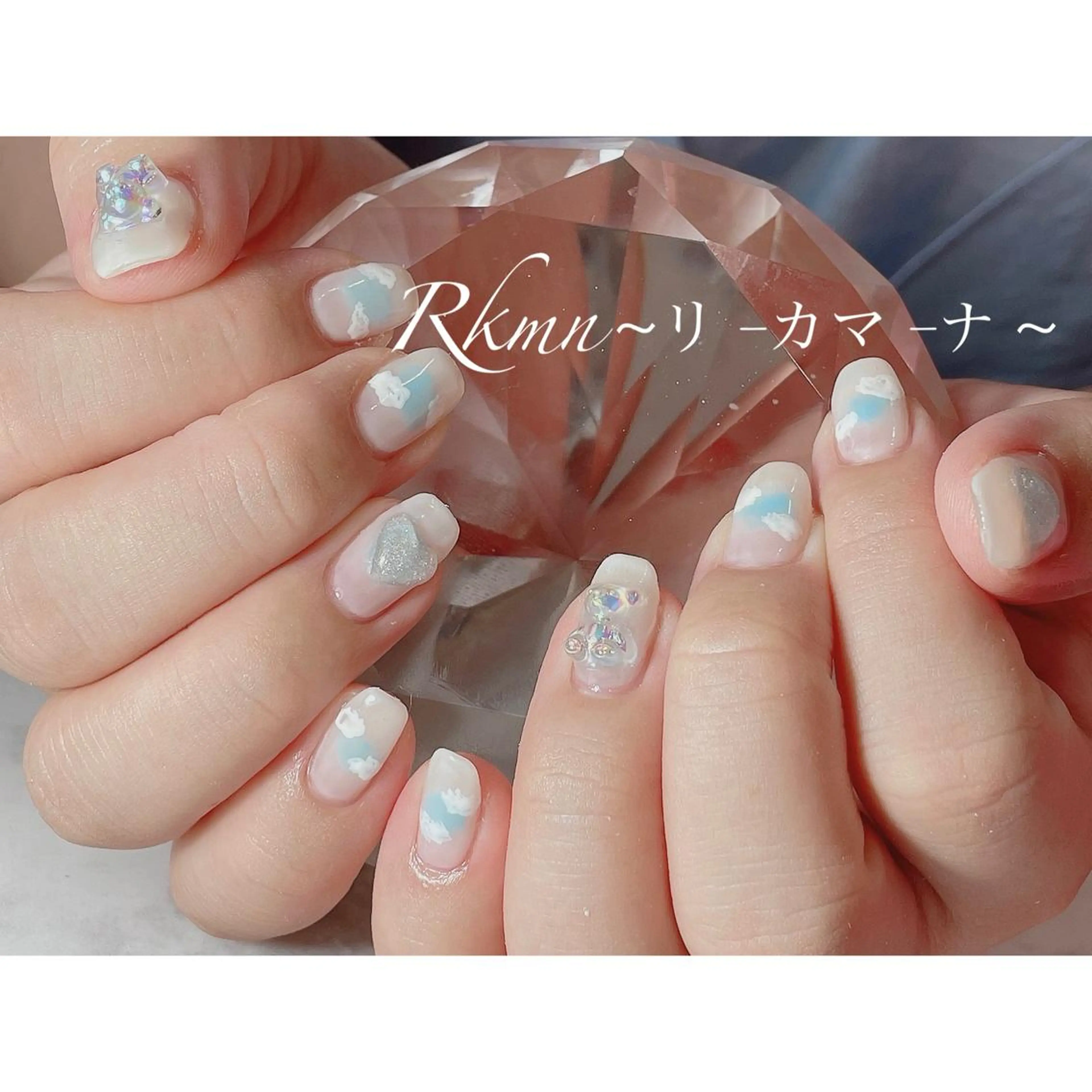 ネイル アートネイル 春ネイル ハンドネイル フットネイル ハンドケア Rkmn ~リ-カマ-ナ~のネイルデザイン