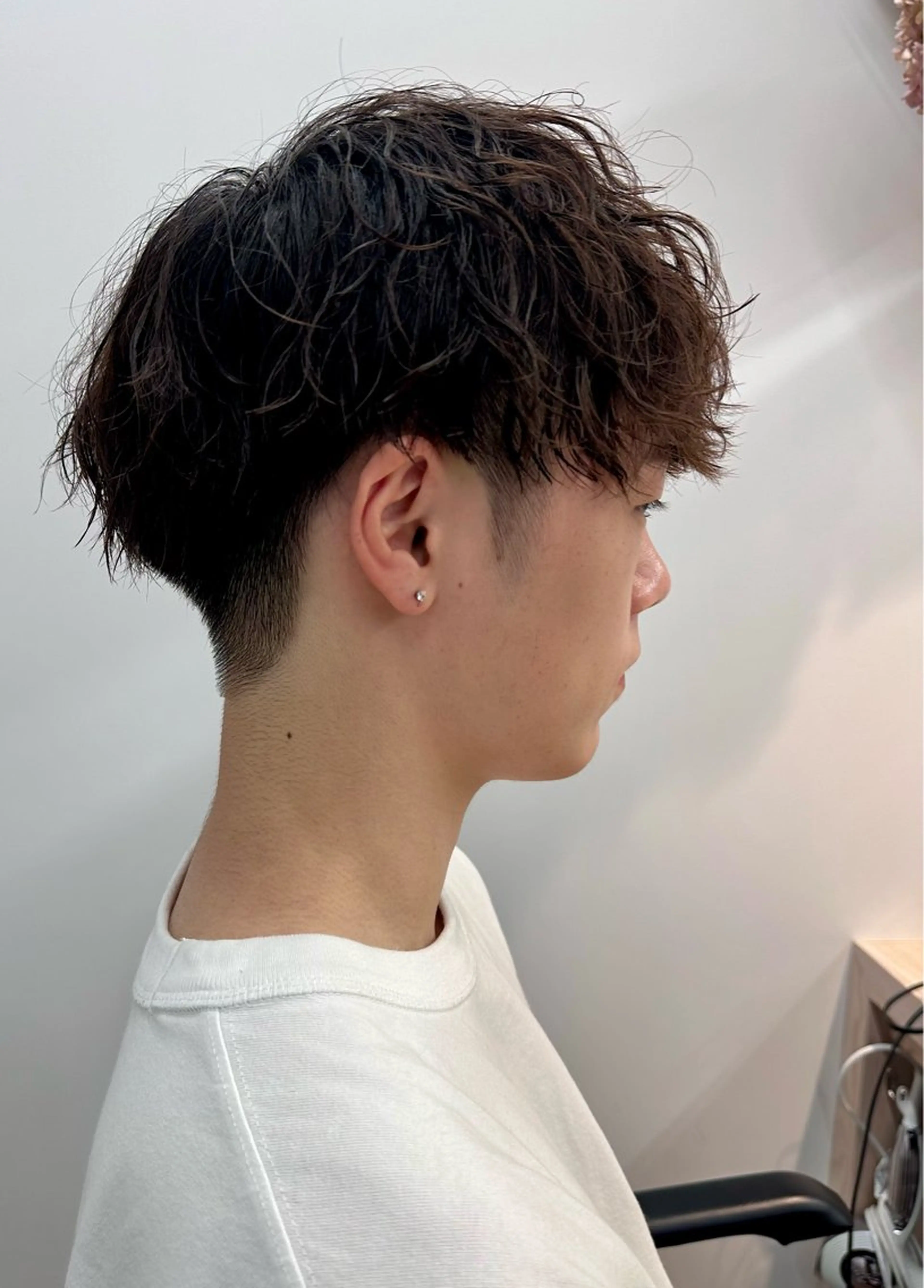 パーマ メンズ カット パーマ 奥東巧真 /パーマスタイル✨のヘアスタイル