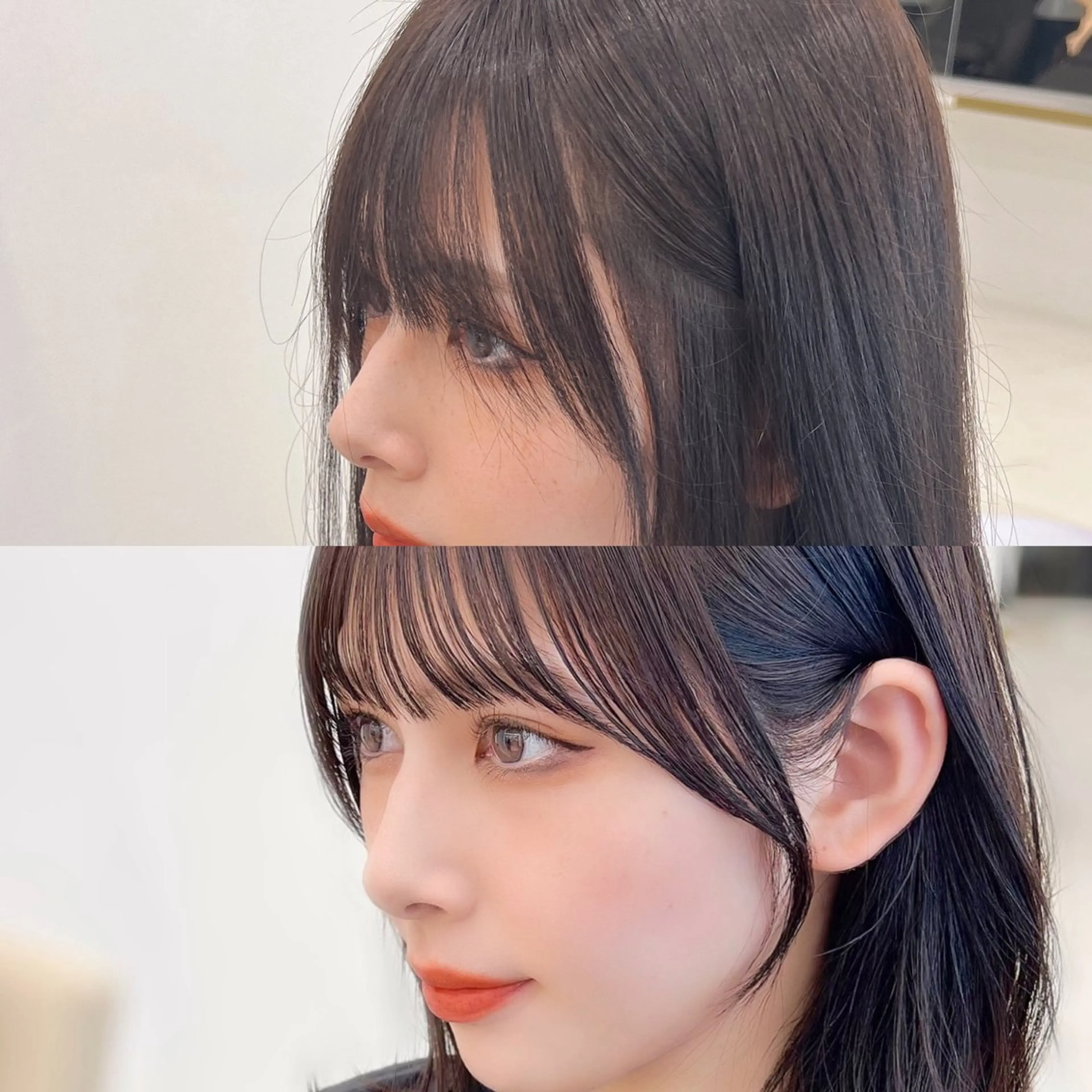 ロング 前髪顔周り/レイヤー 韓国/桔川恒のヘアスタイル