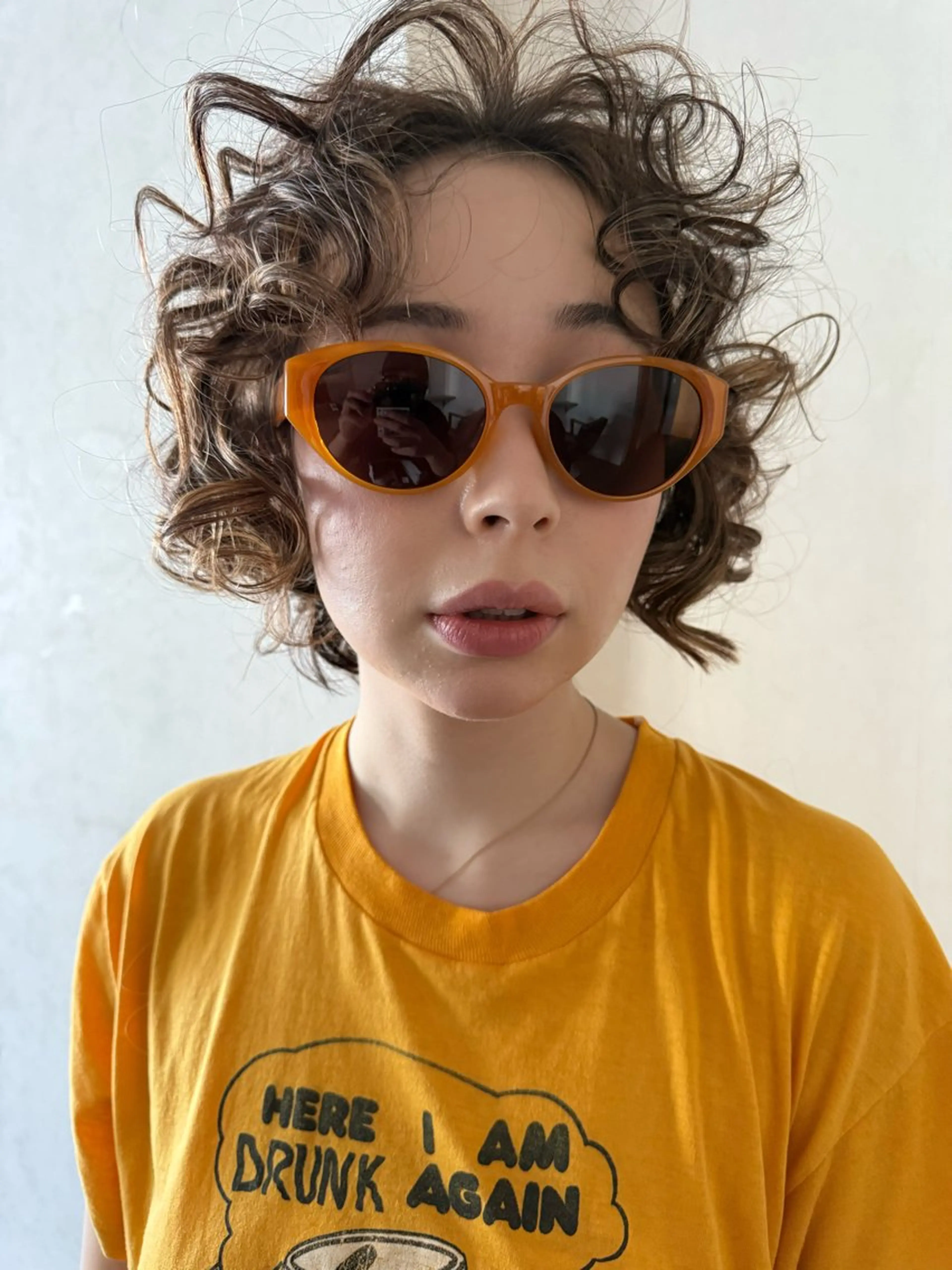 ショート パーマ ボブ カット パーマ トリートメント 森貴裕/ベージュ/ パーマ/オリーブのヘアスタイル