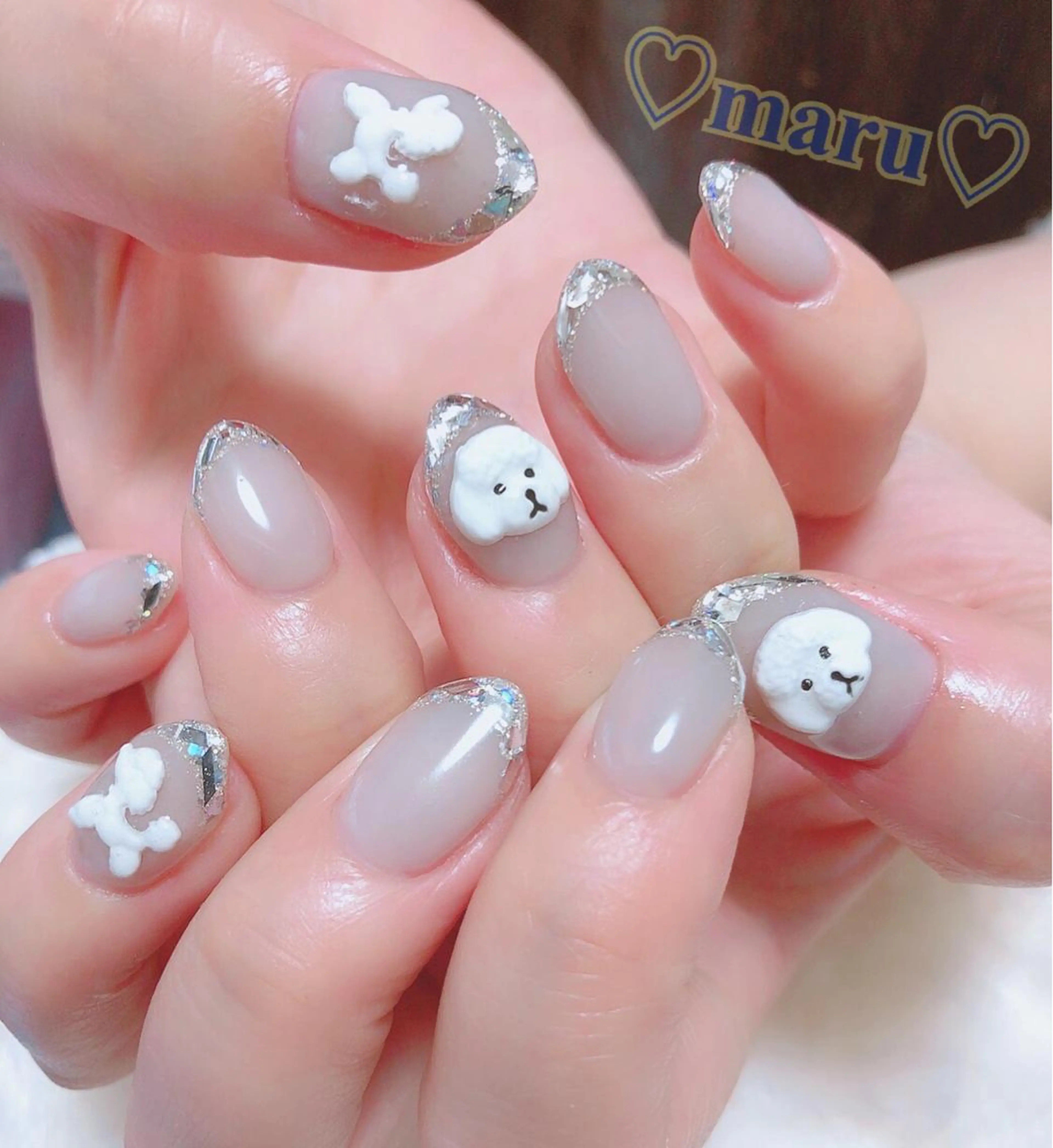 ネイル ハンドネイル フットネイル まるみ ♡のネイルデザイン