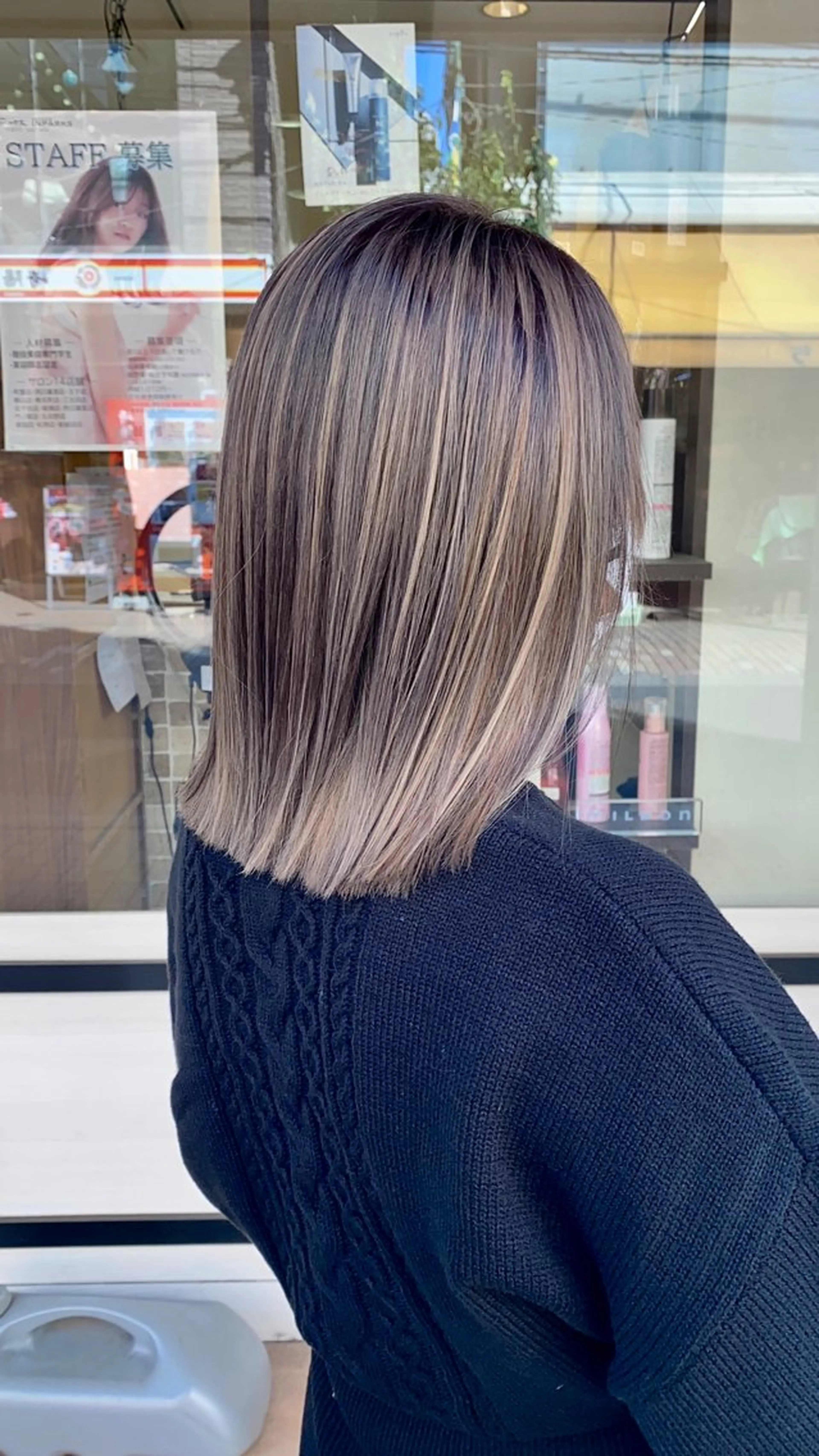 カラー バレイヤージュ ヘアフラッグ西葛西店所属・デザインカラー⭐️ Yamauchiのヘアスタイル