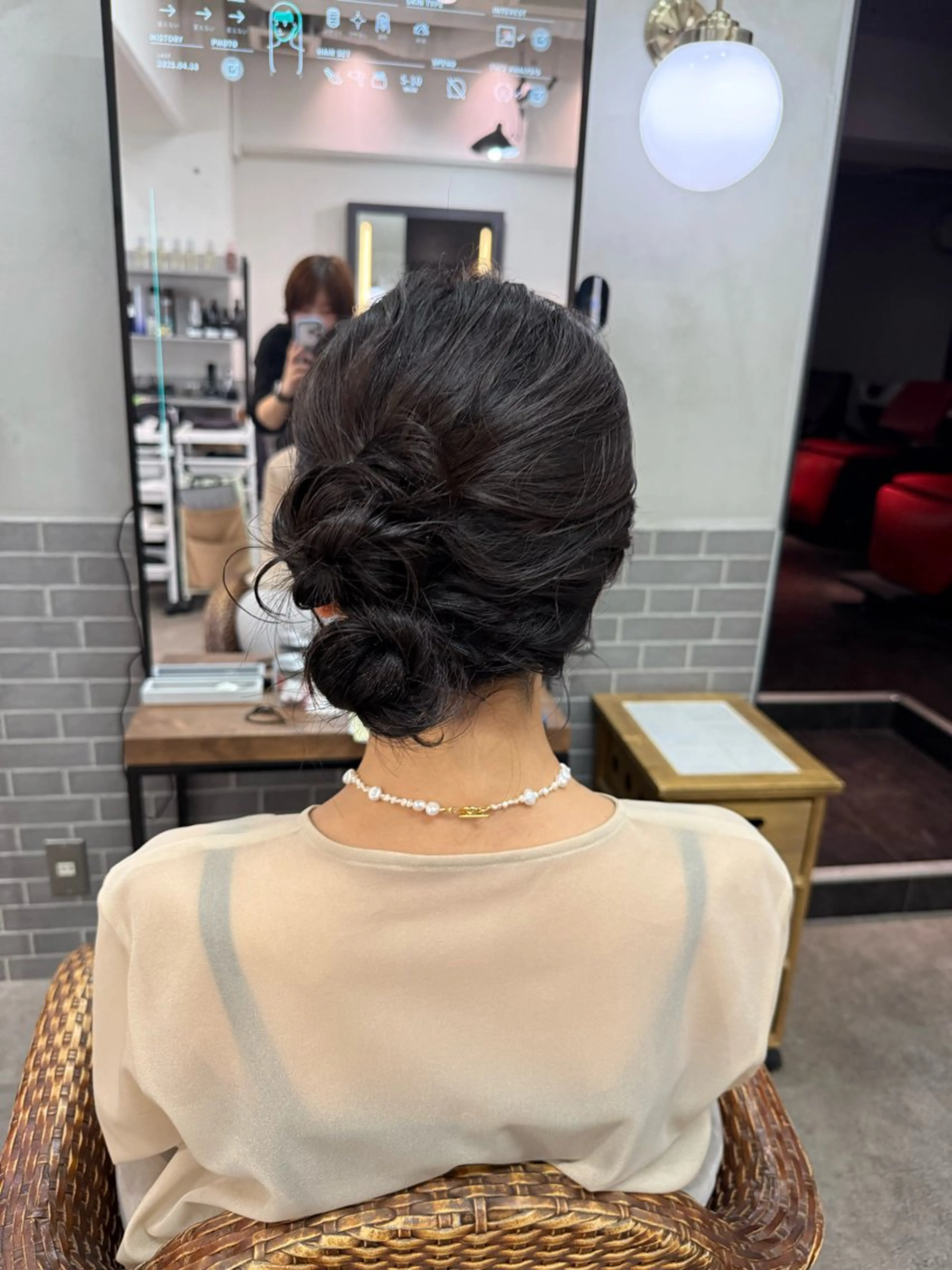 セミロング カット ヘアセット まとまるボブ🌼 アレンジ🌼鴨下穂香のヘアスタイル