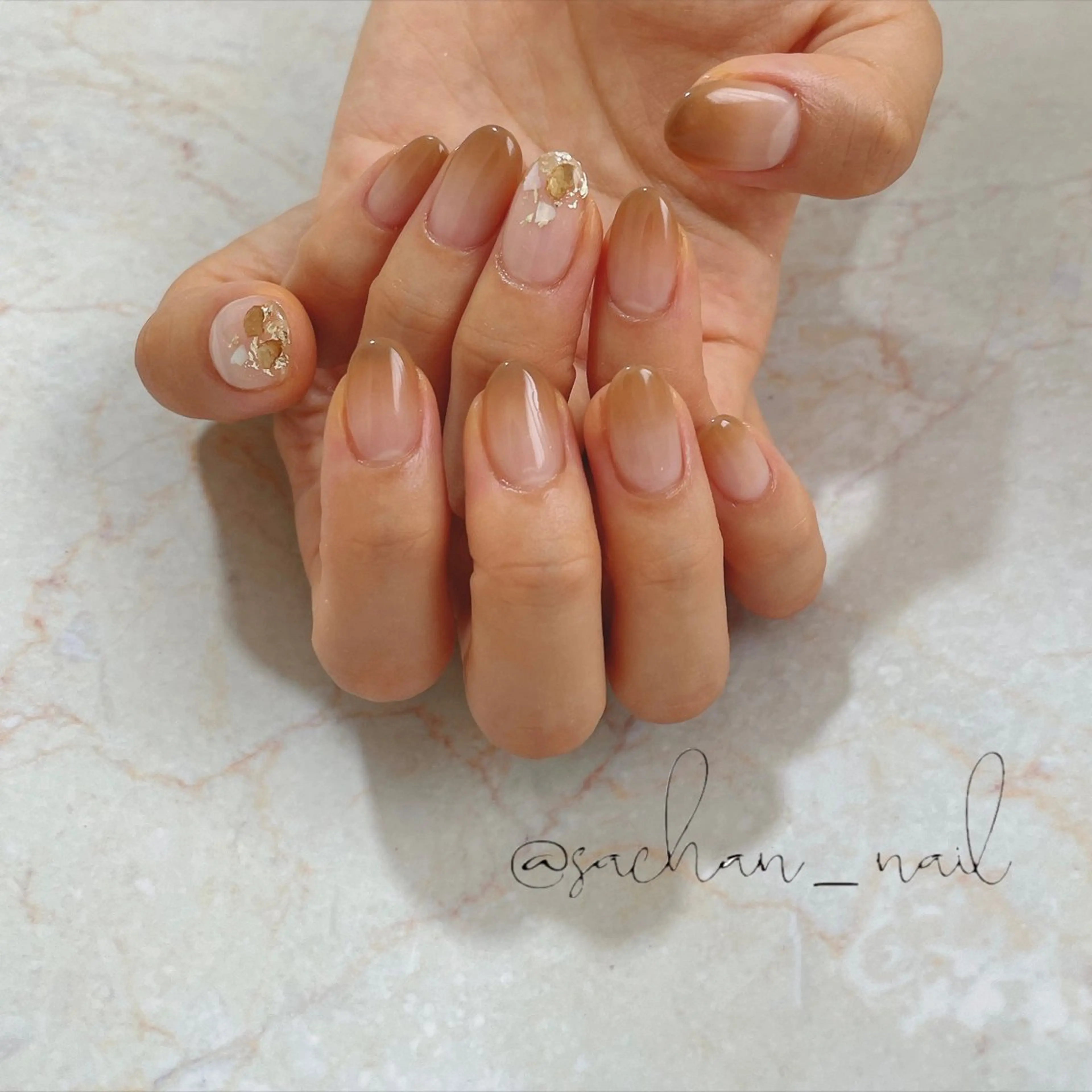 ネイル グラデーション ハンドネイル Sukegawa Satsukiのネイルデザイン