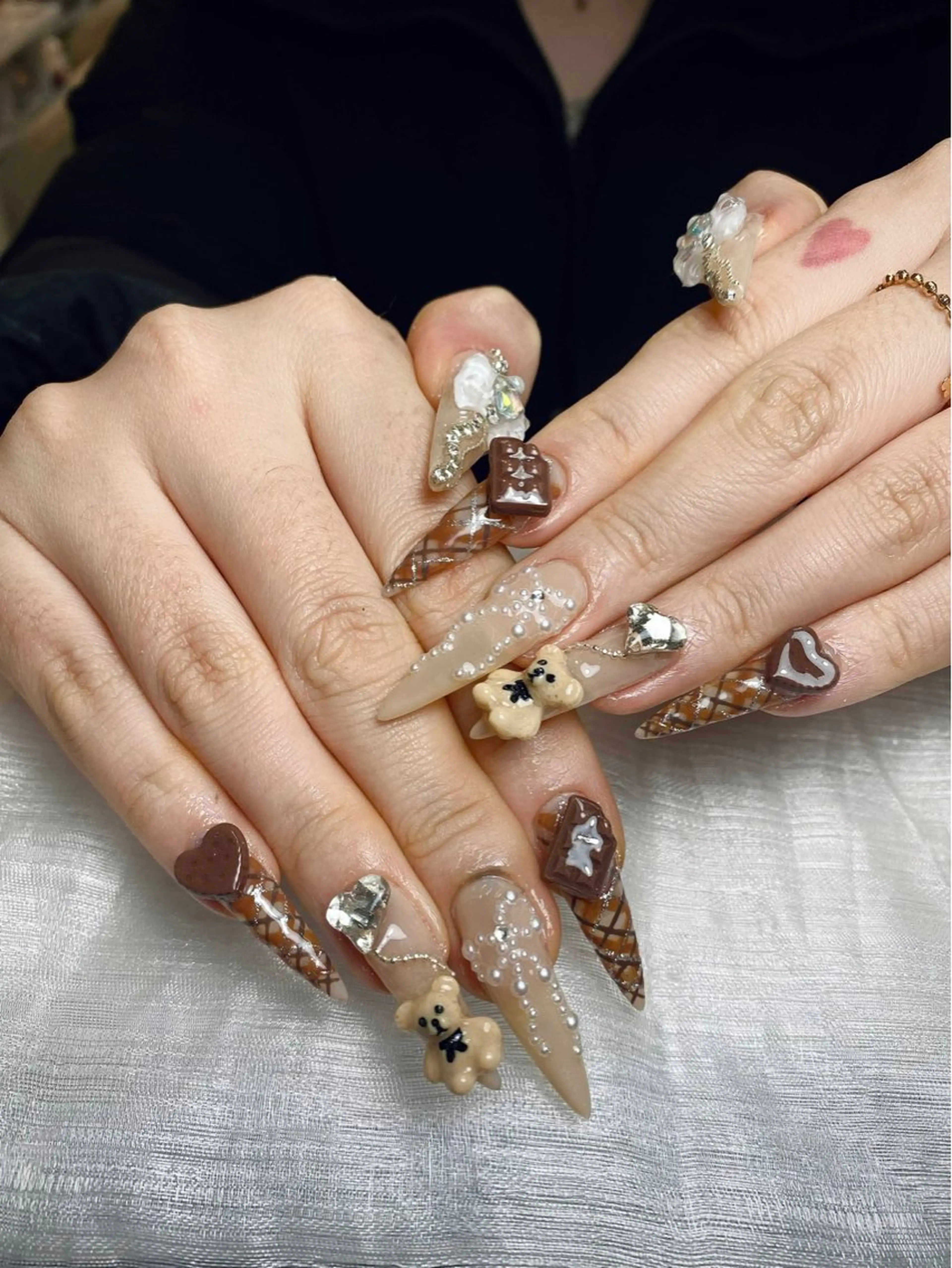 ネイル アートネイル 成人式 ジェルネイル ニュアンスネイル 夏ネイル ハンドネイル Jenn Nail Salonのネイルデザイン