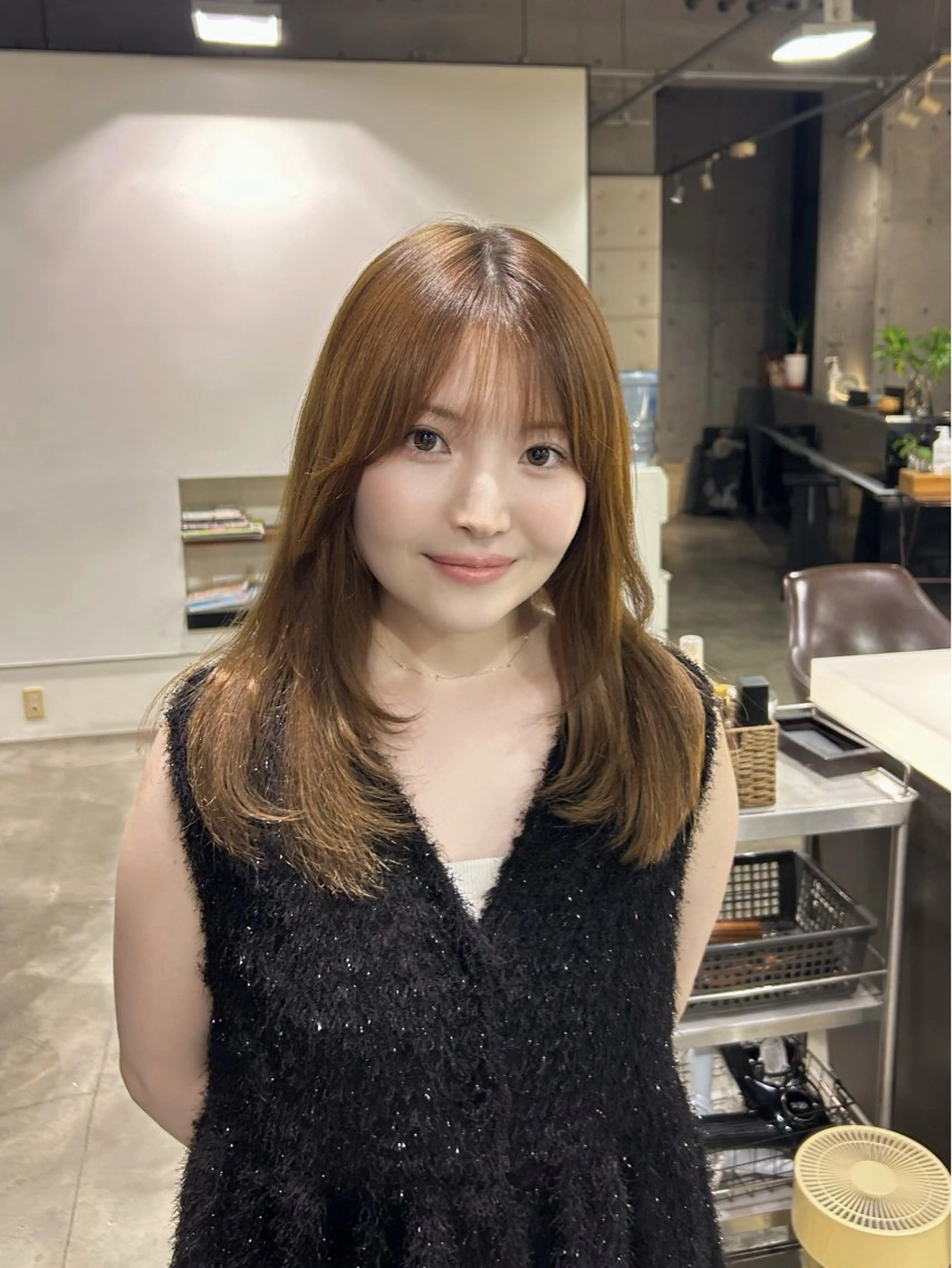 ミディアム unsarto所属・レイヤー💫パーマ 🌙 nanacoのヘアスタイル