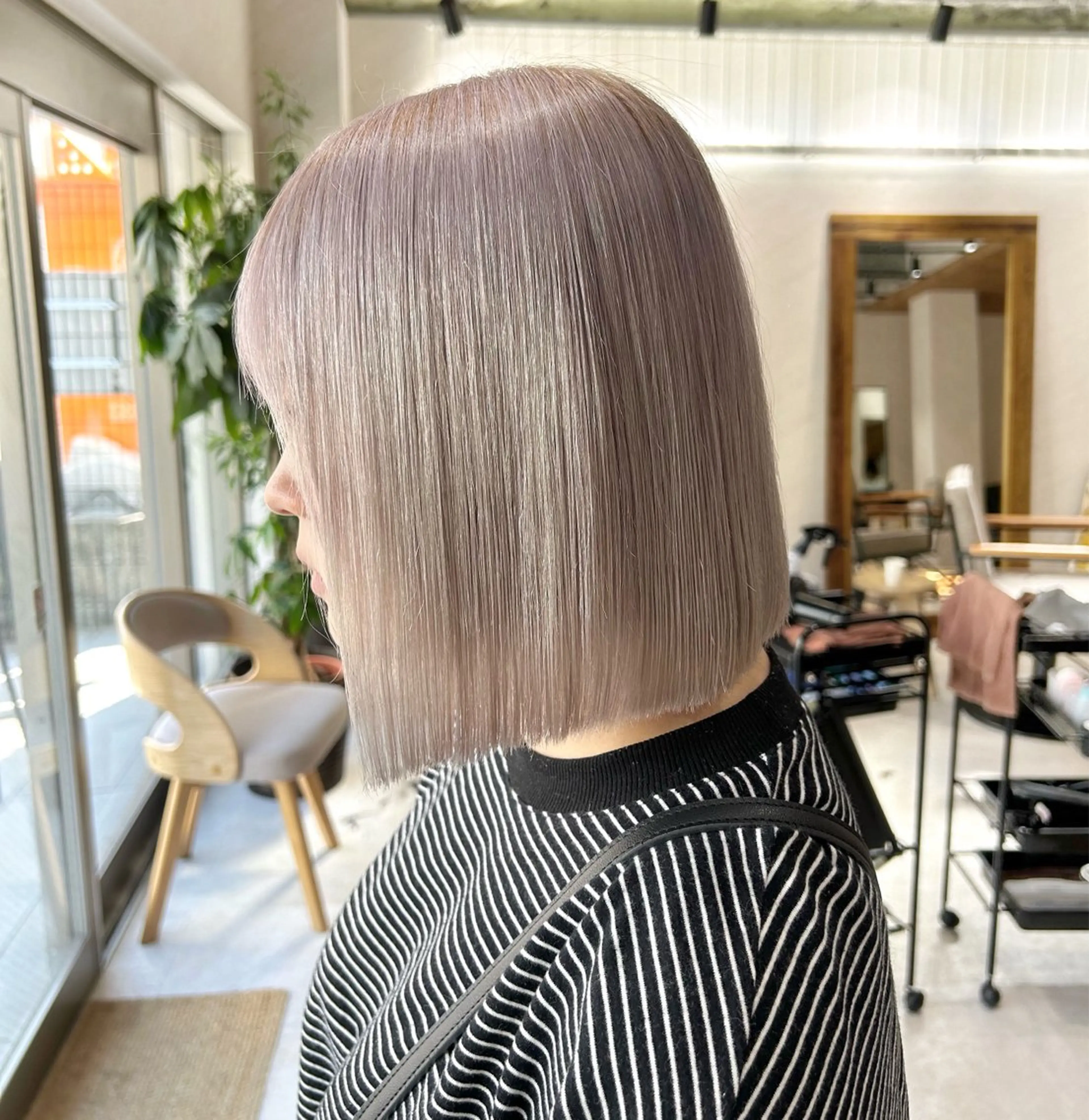 ミディアム カラー ヘアカラー トリートメント ヘアセット 🌷横浜/レイヤー /艶カラー🌷のヘアスタイル