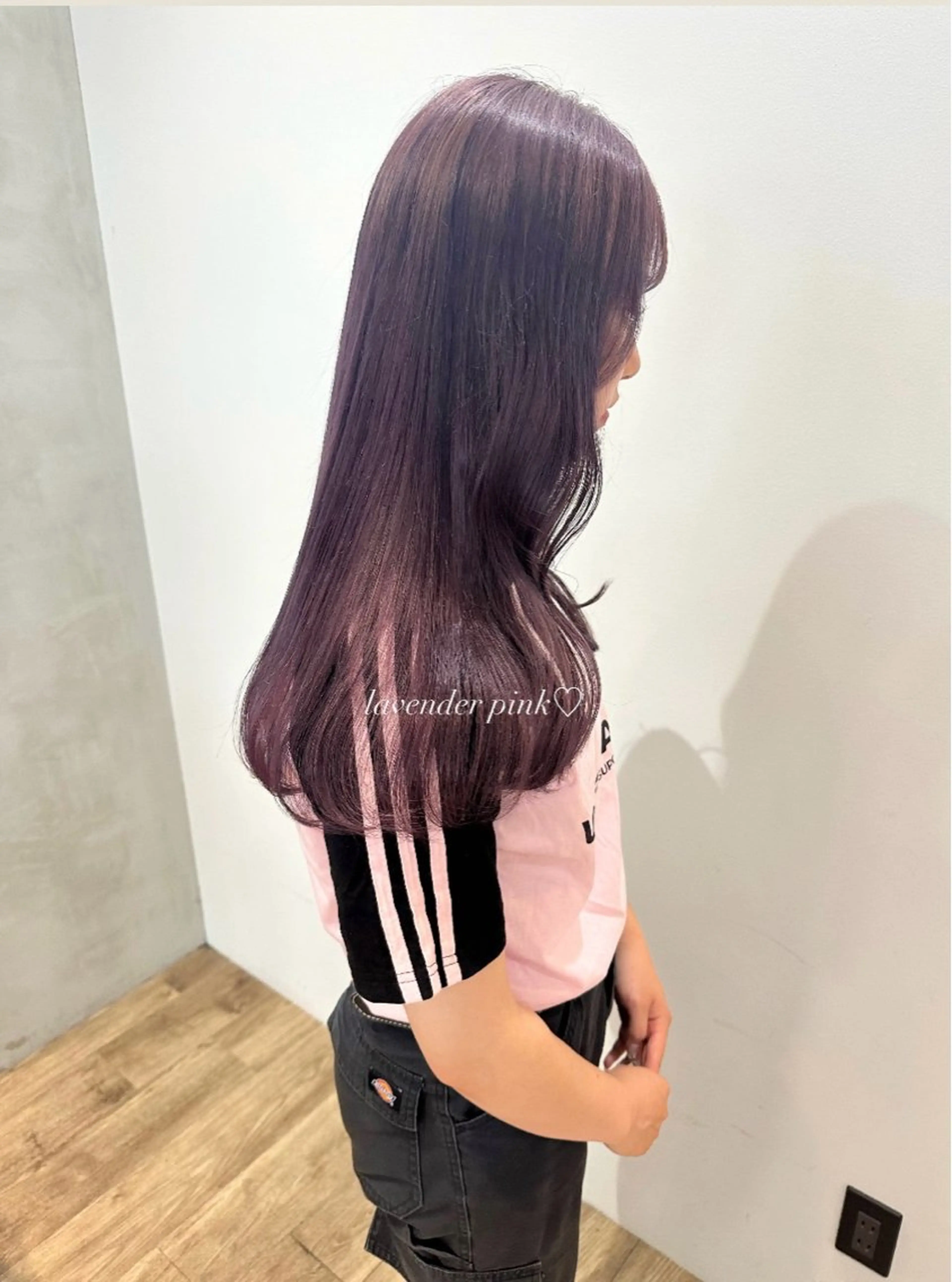 ロング カラー ヘアアレンジ ヘアカラー トリートメント Himawari♡ 柔らかいカラーのヘアスタイル