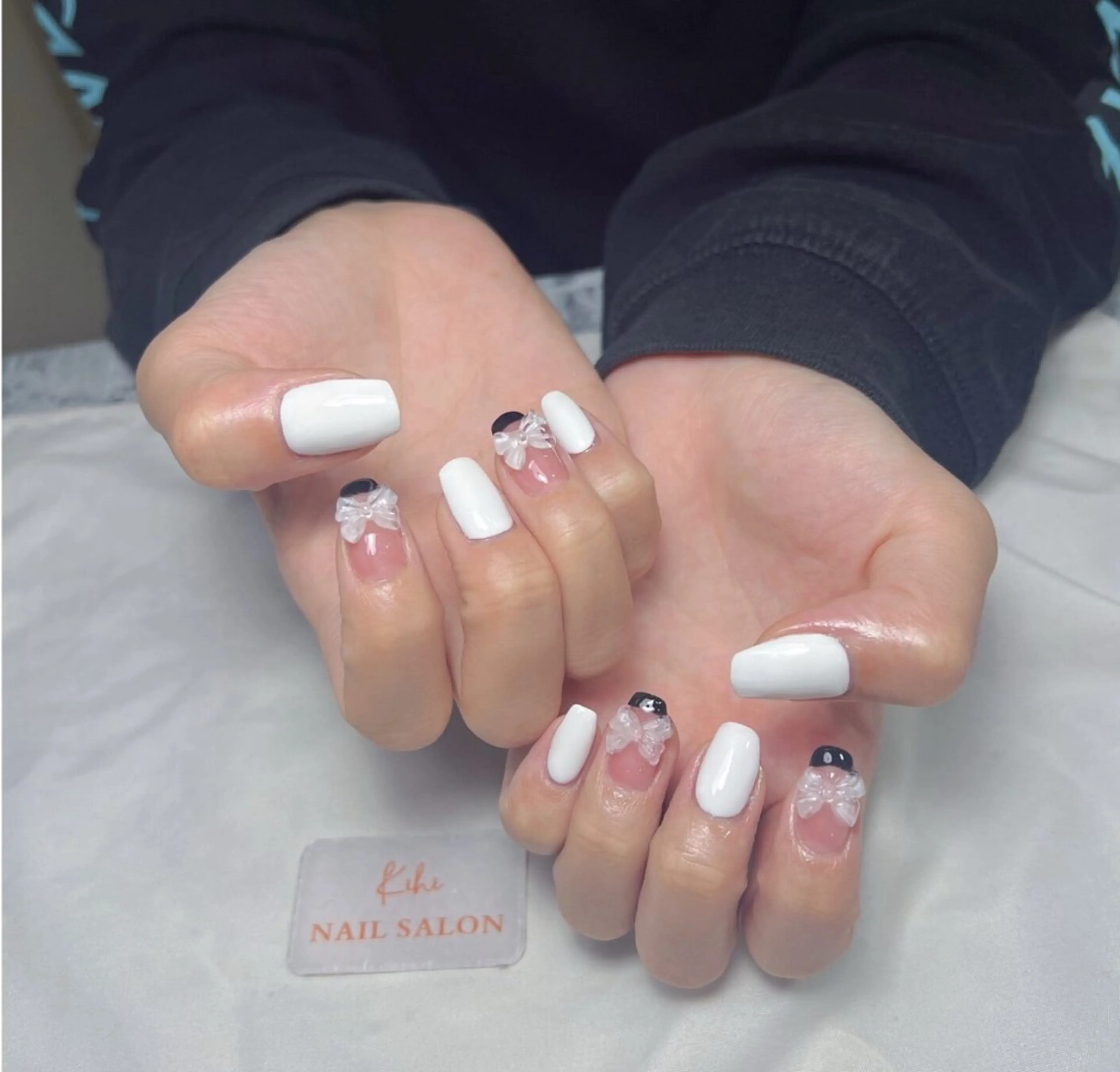 ネイル アートネイル フレンチネイル ジェルネイル グラデーション 韓国ネイル 村中 ハナのネイルデザイン