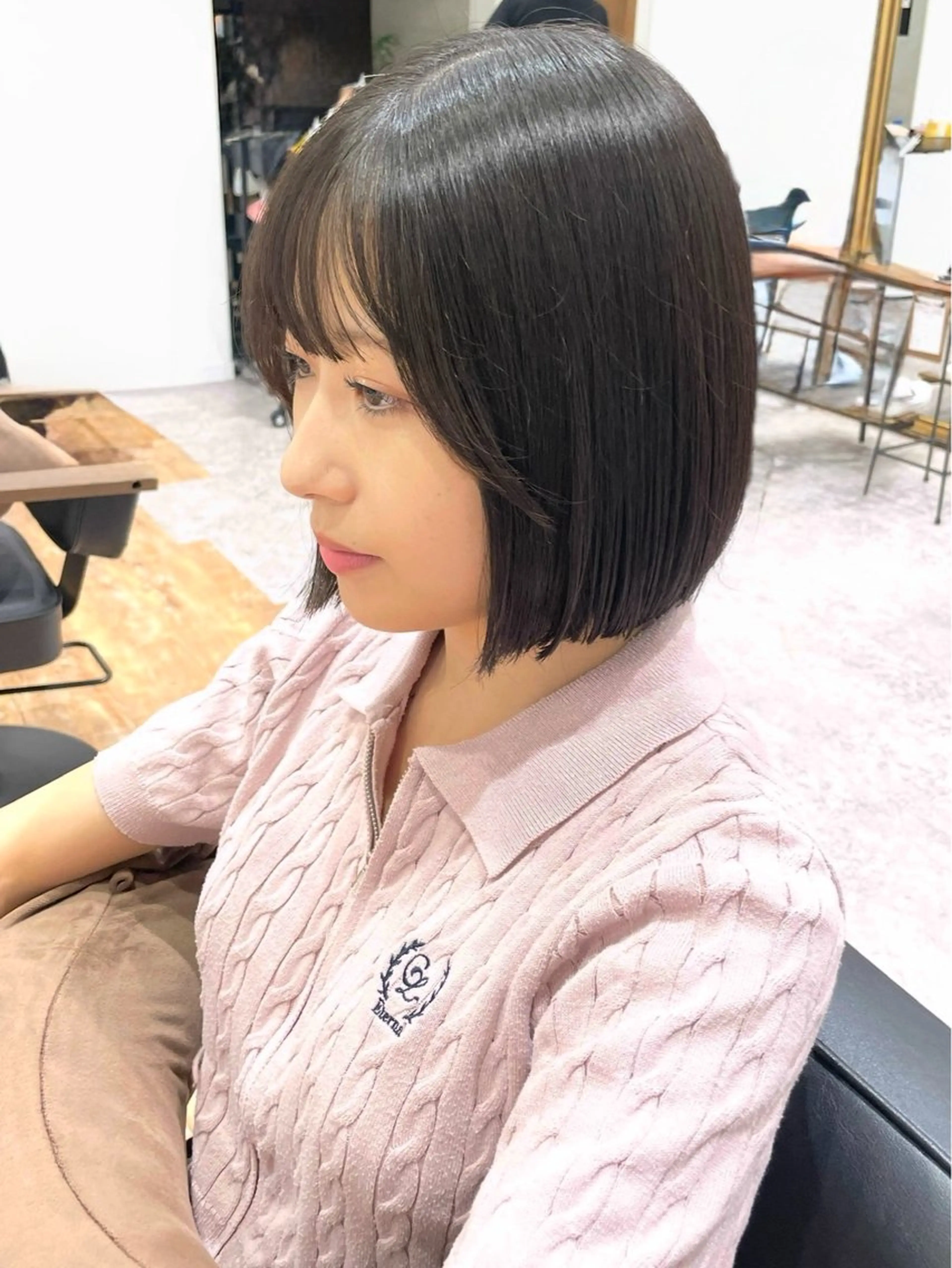 ショート ボブ カット 🕊髪質改善 ストレート🕊まいのヘアスタイル