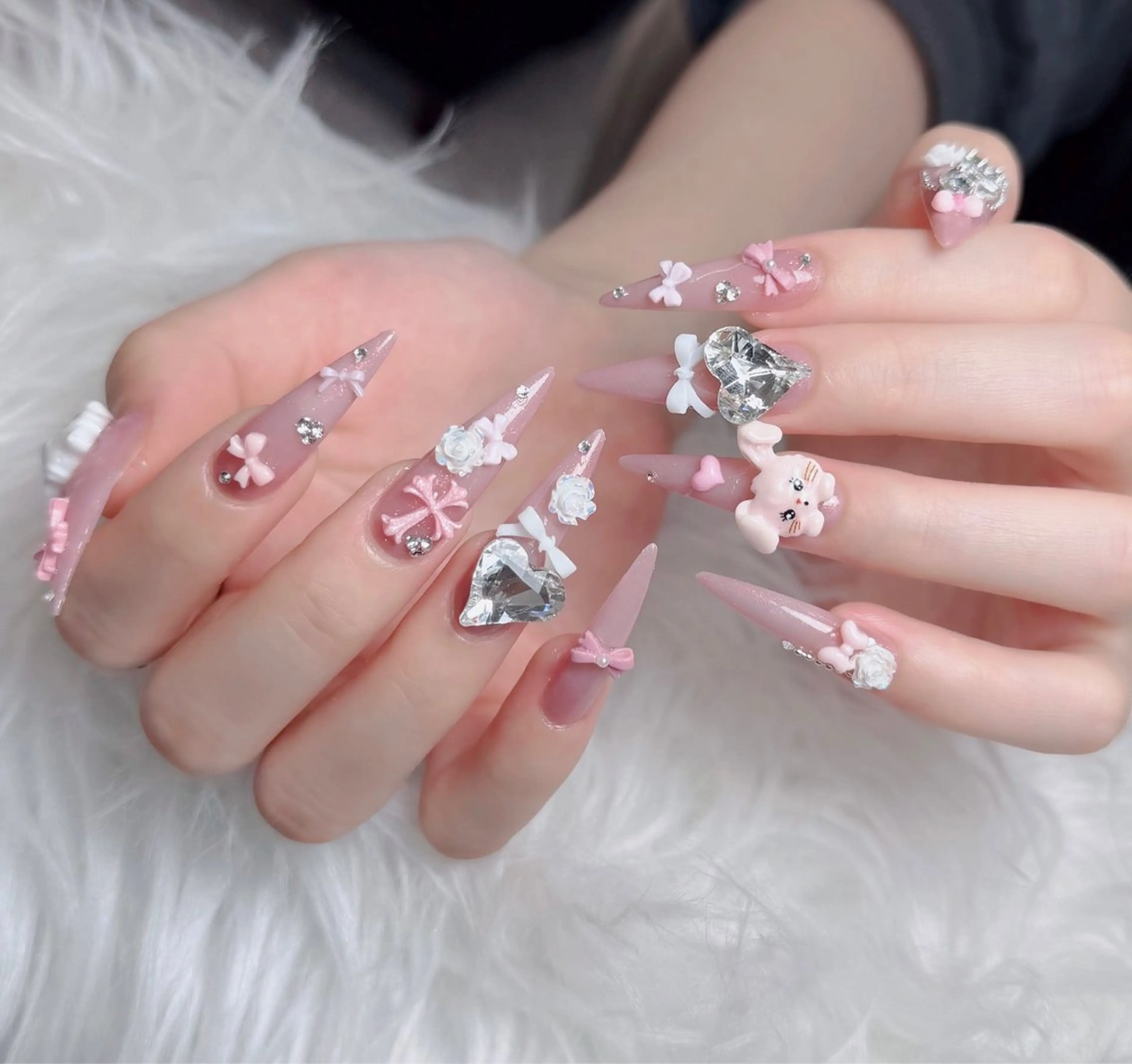 ネイル アートネイル フレンチネイル ジェルネイル 韓国ネイル マグネットネイル ハンドネイル Lenie Nailsのネイルデザイン