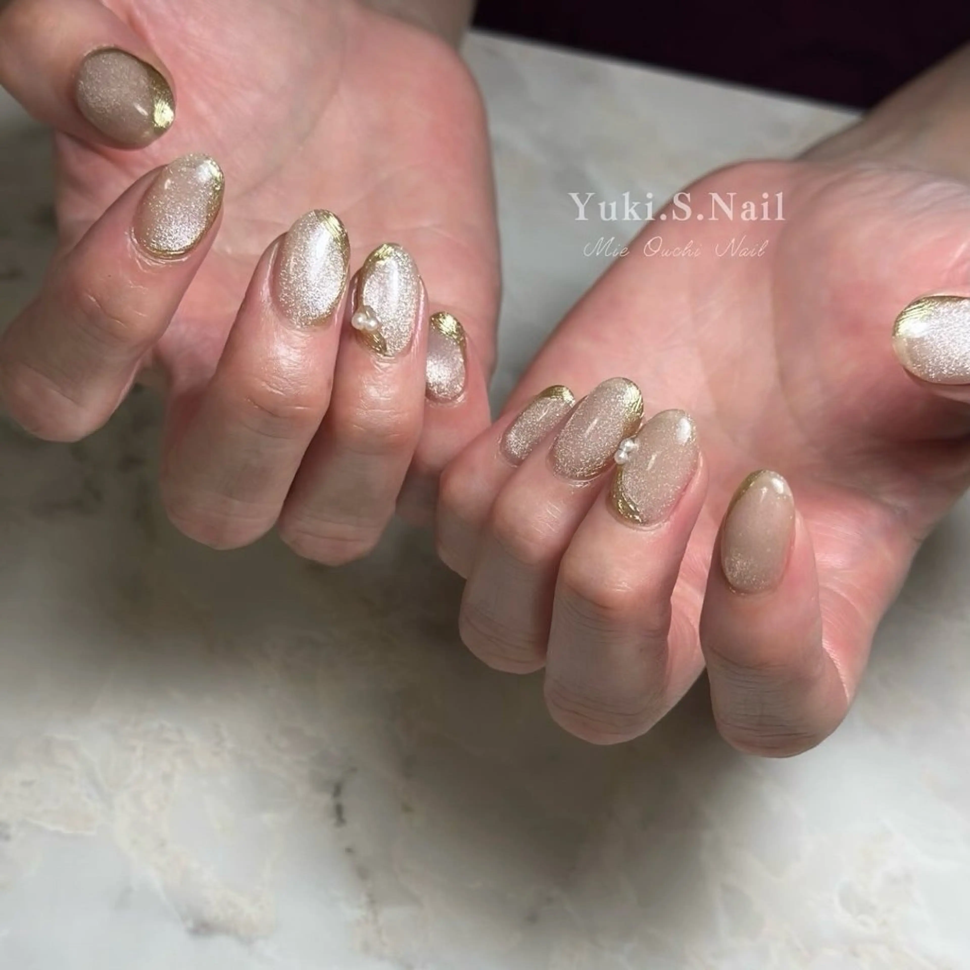 ショート ハンドネイル Yuki S.Nailのネイルデザイン