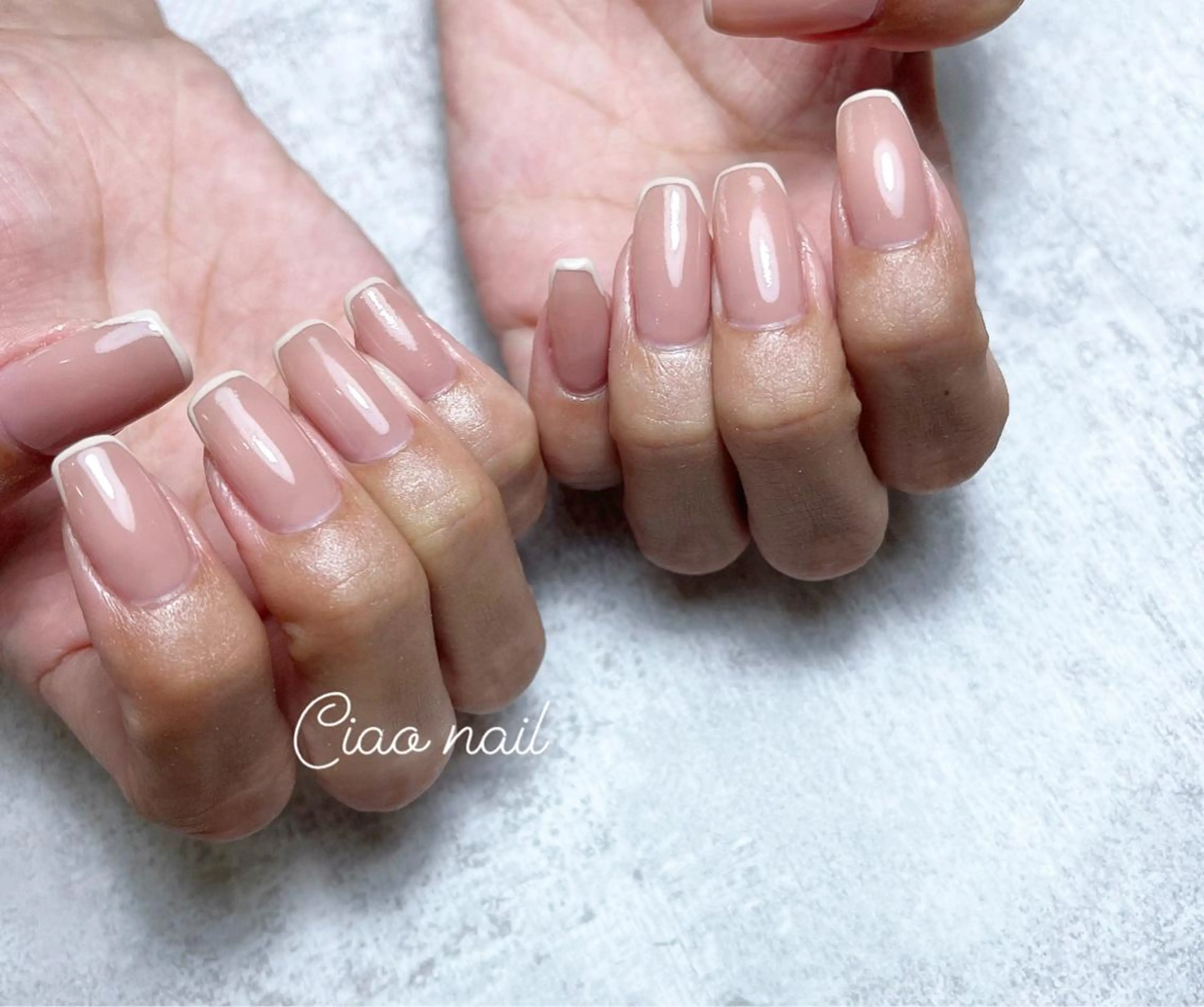 ネイル フレンチネイル #Amin所属・#Amin nail salonのネイルデザイン