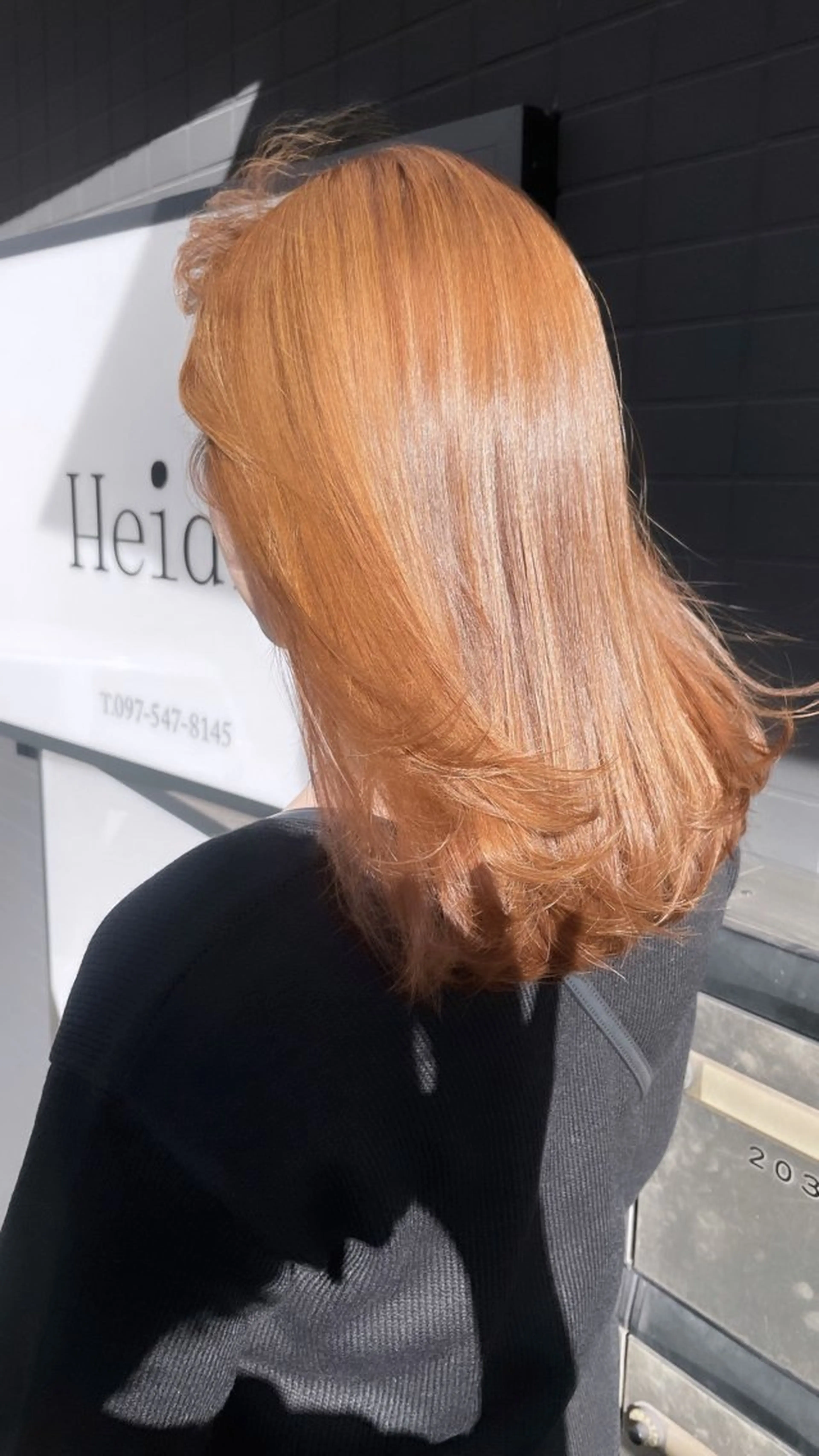 カット+縮毛矯正+プレミアムトリートメントの写真