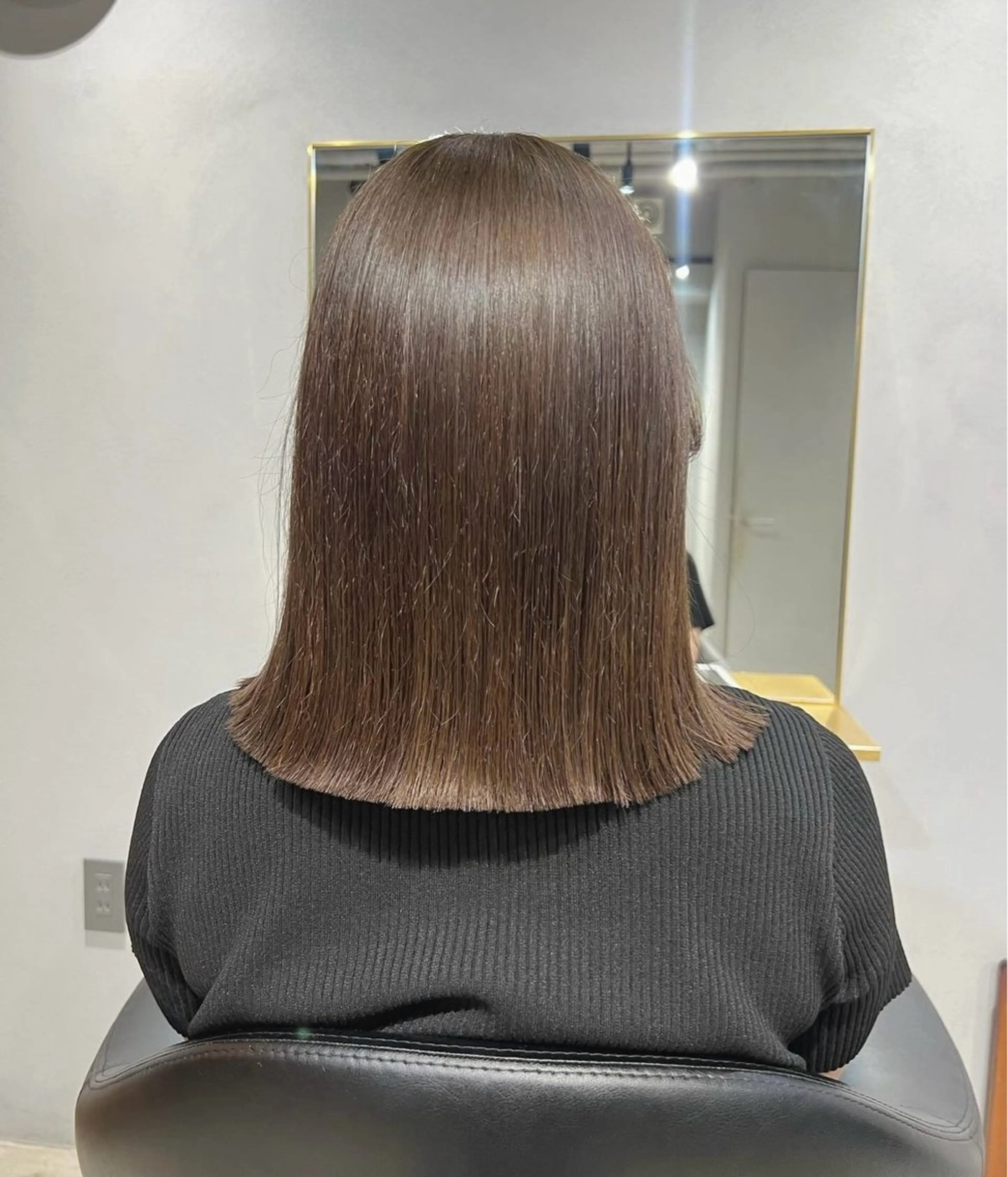 ミディアム カラー akane/ベージュ /オリーブ/ブラウンのヘアスタイル