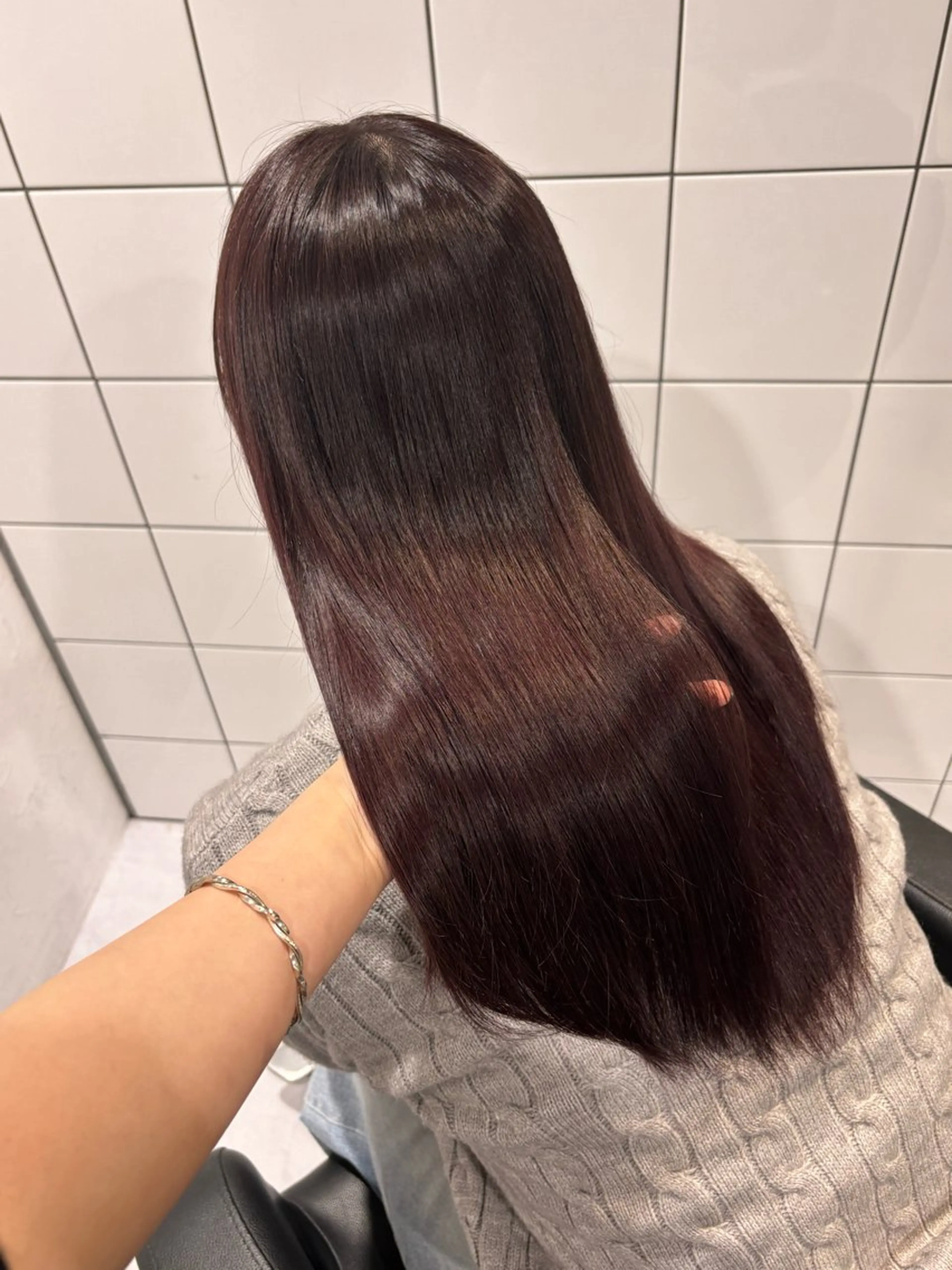 ロング カラー 表参道♡暗髪^ྀི 艶カラー♡アユミのヘアスタイル