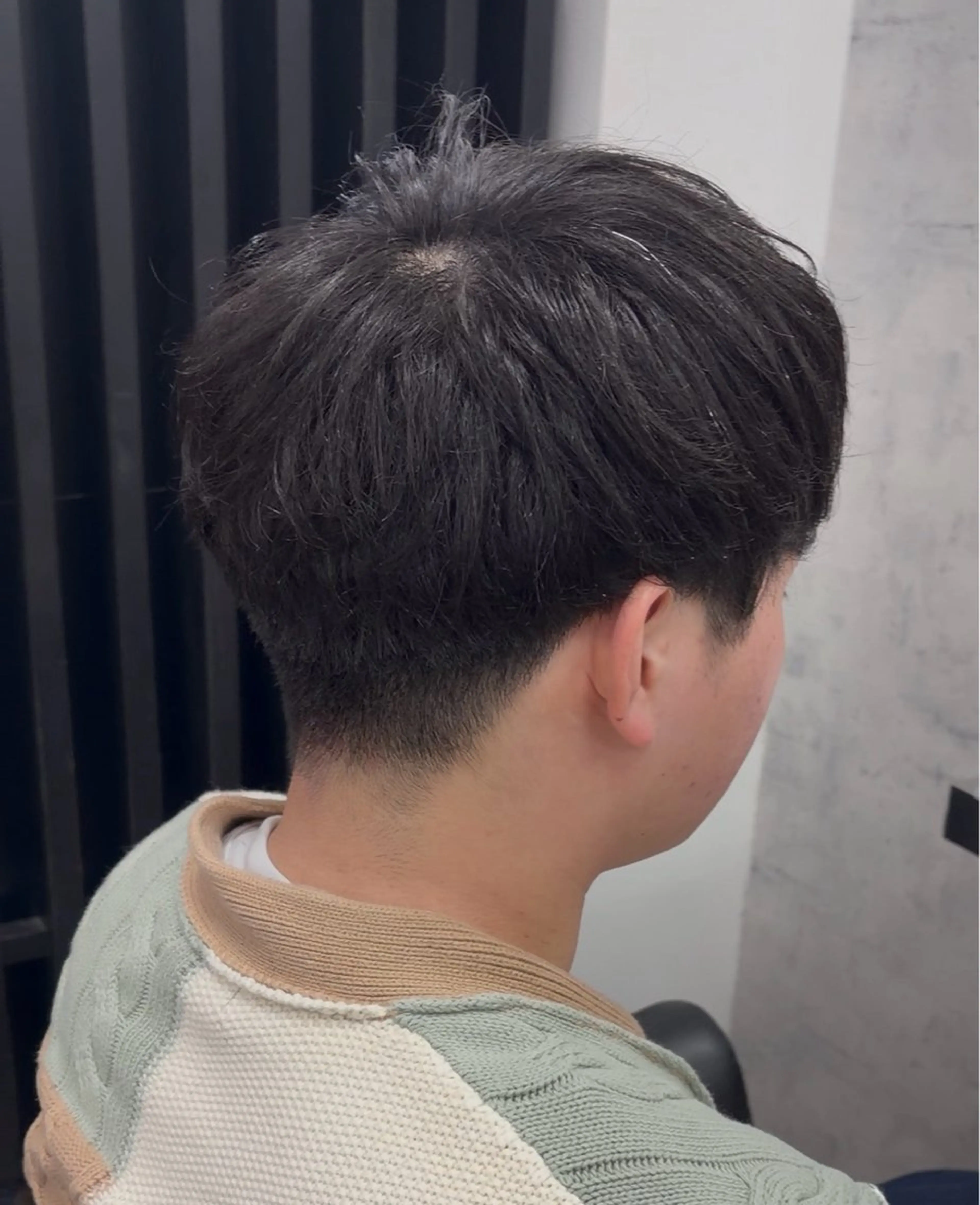 ショート メンズ マッシュ カット 飯田 冴のヘアスタイル