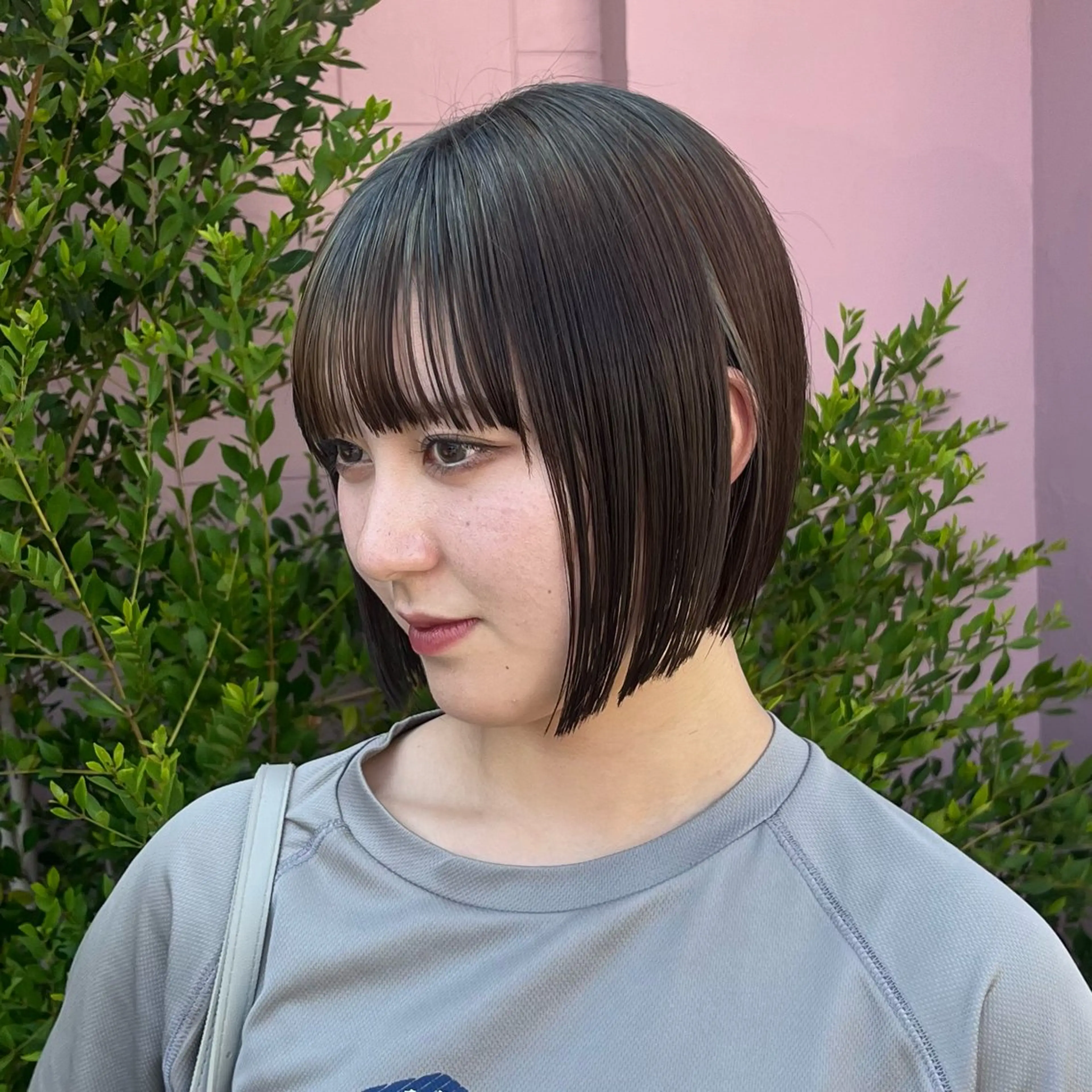 ショート カラー カラー/韓国レイヤー /ブリーチ/hinaのヘアスタイル