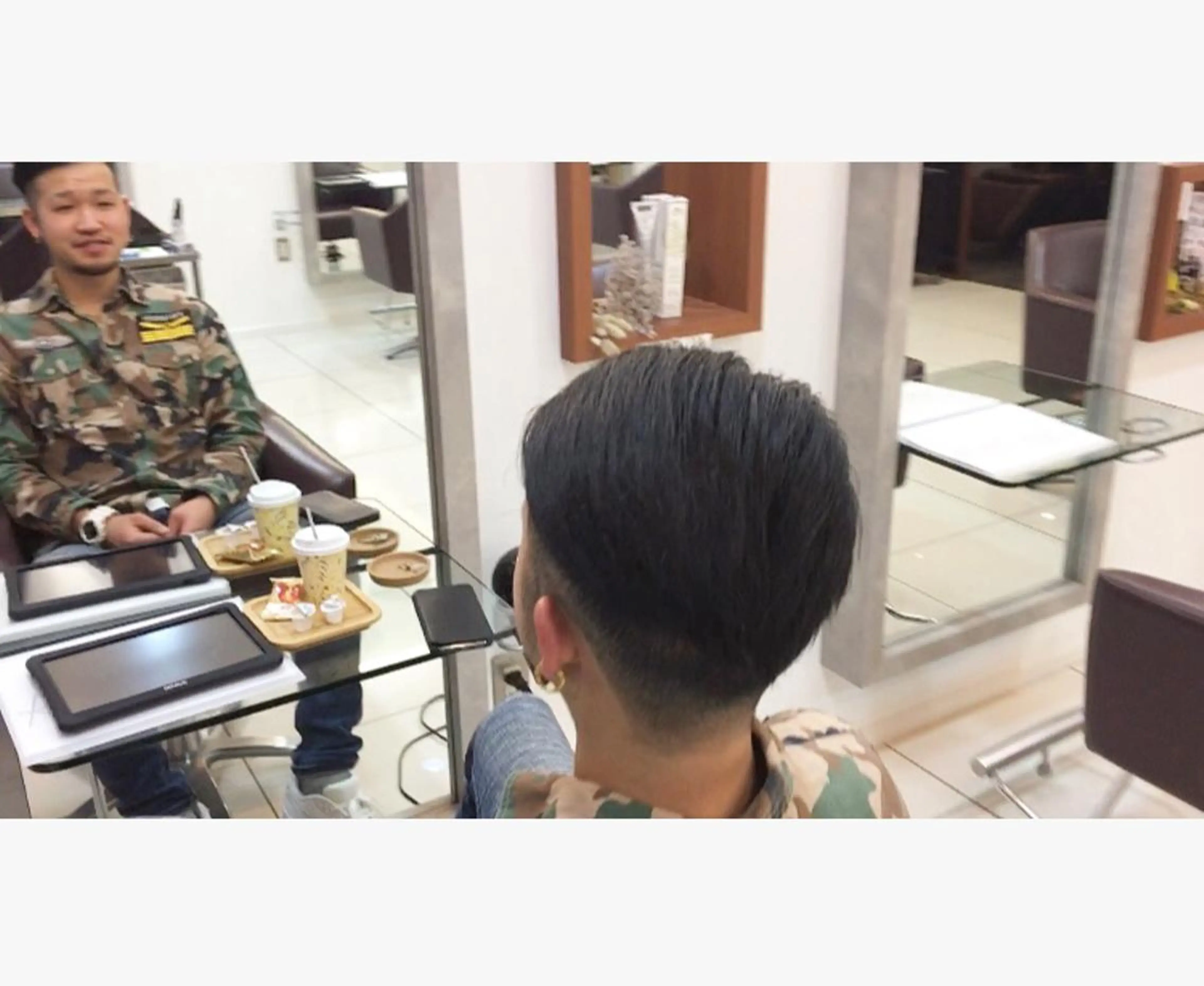 メンズ フェードカット カット 鈴木 翔梧のヘアスタイル