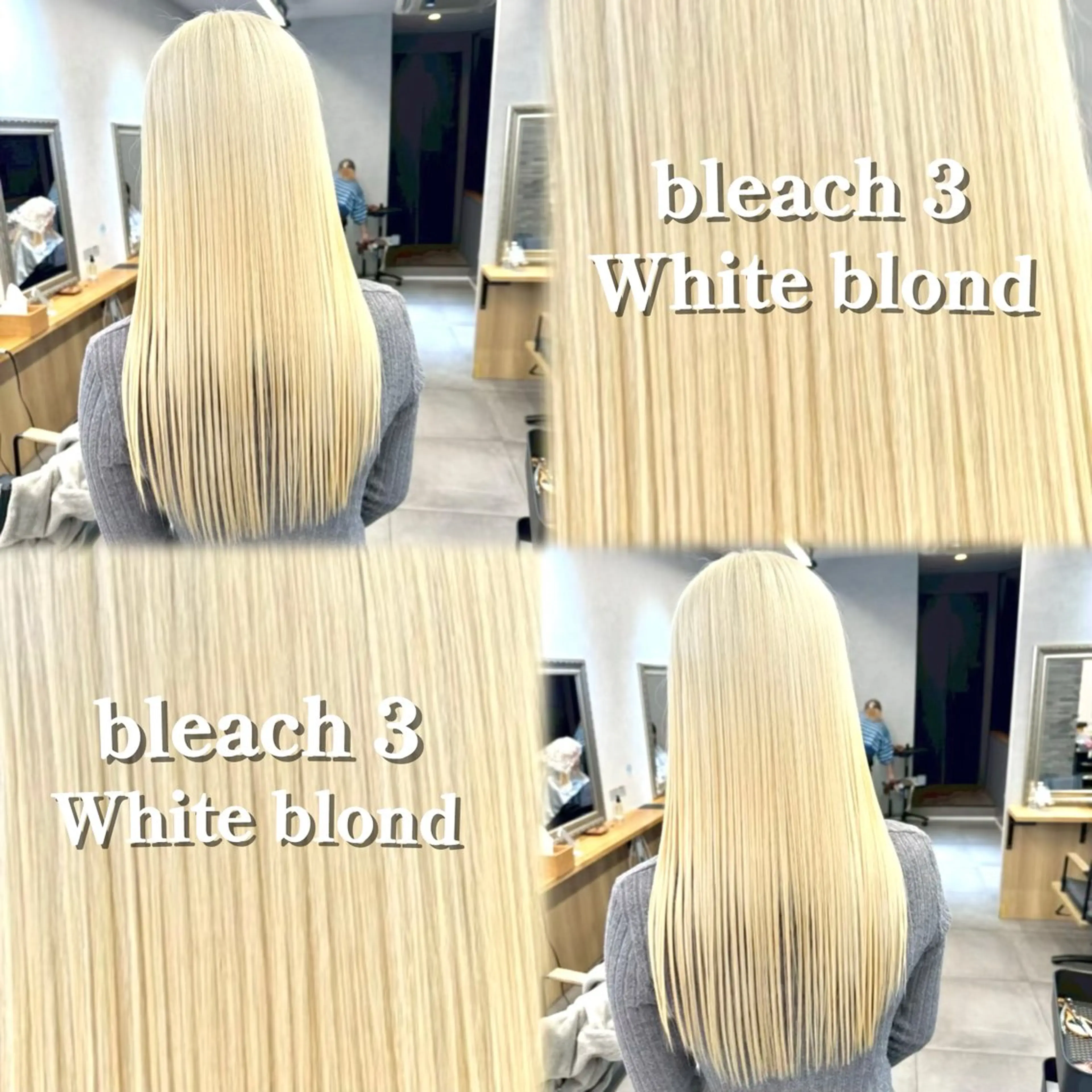 ロング カラー ブロンド カット ヘアカラー トリートメント ハイトーン/横浜 /伊藤　怜のヘアスタイル